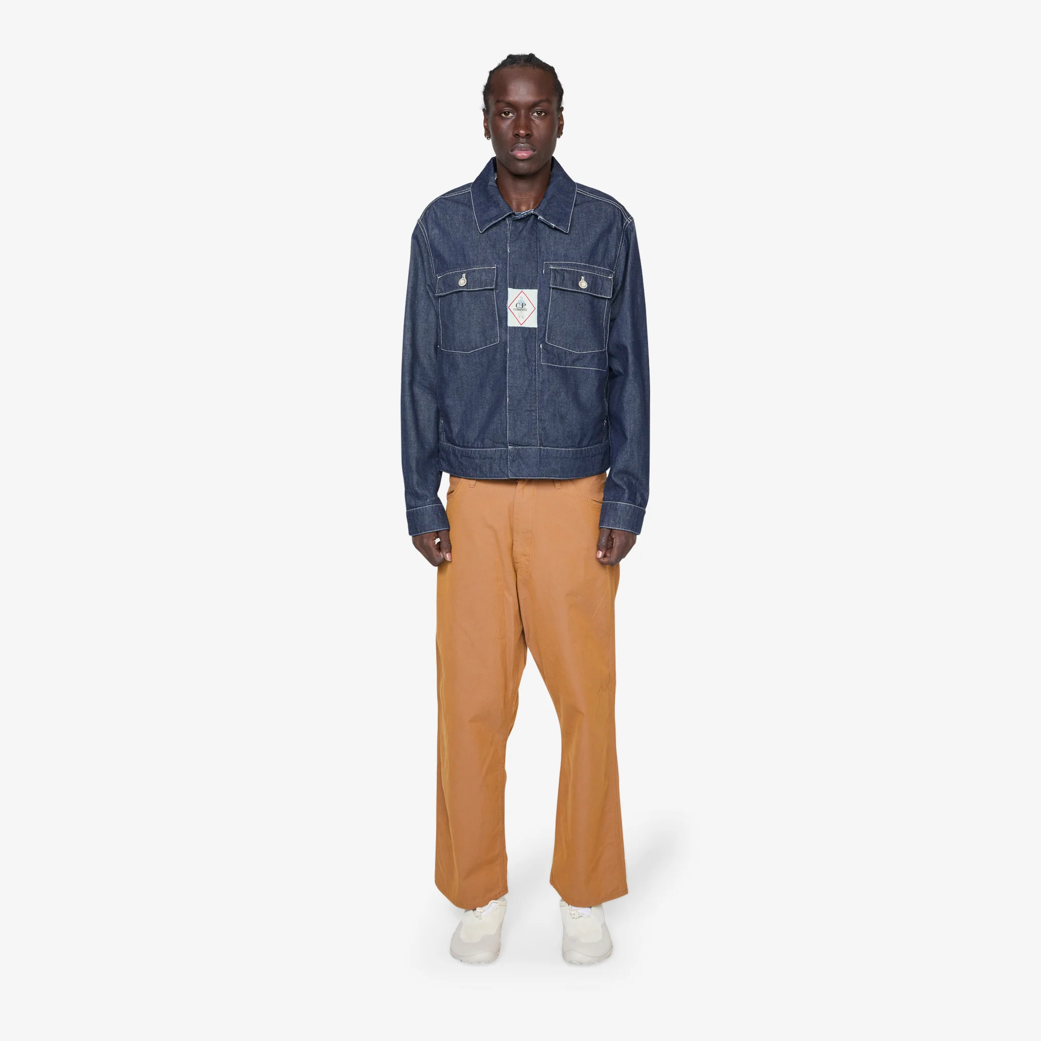 3/1 Hand Plated Short Jacket Denim - Image 5