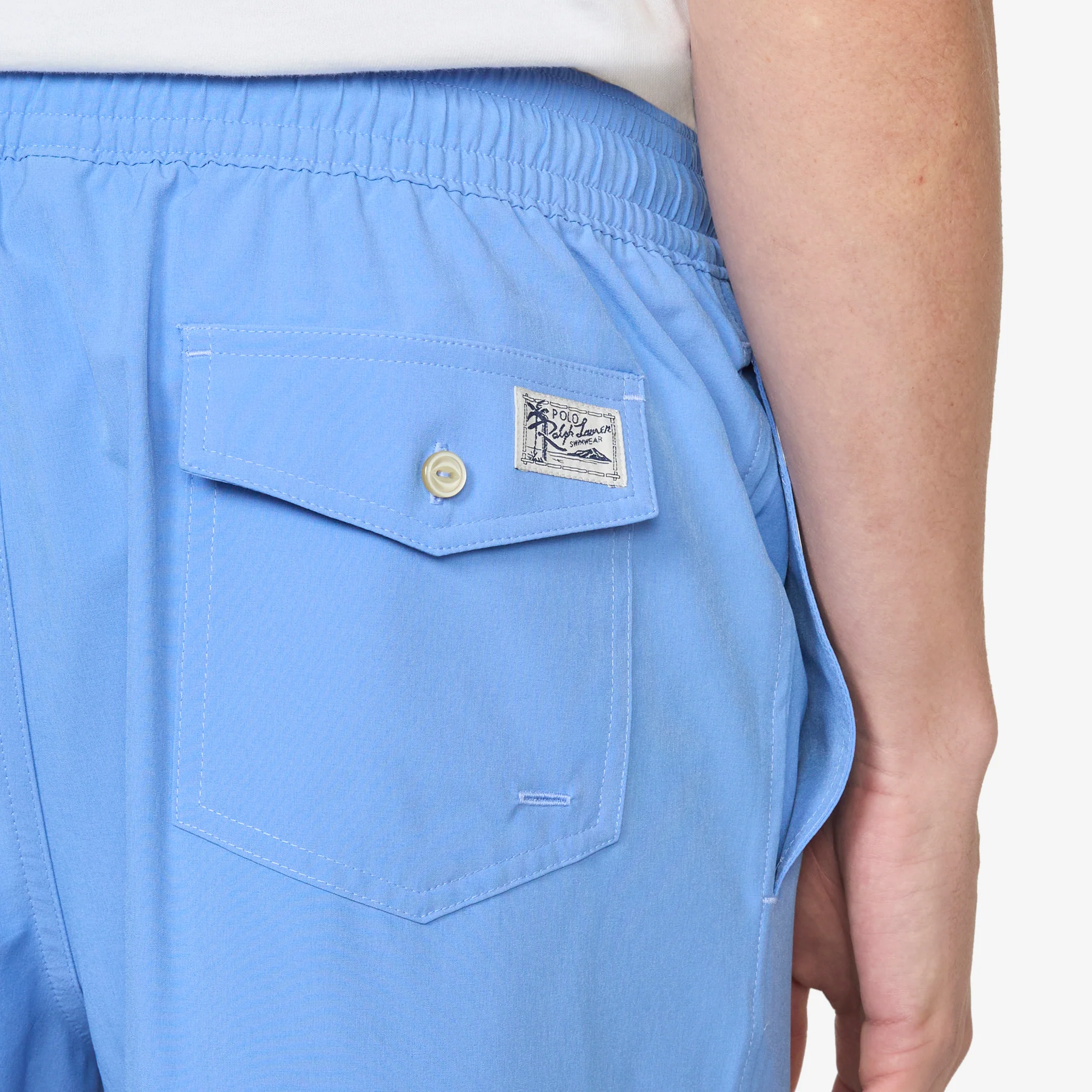 5.75-Inch Traveler Classic Swim Trunk Harbor Island Blue - Image 4
