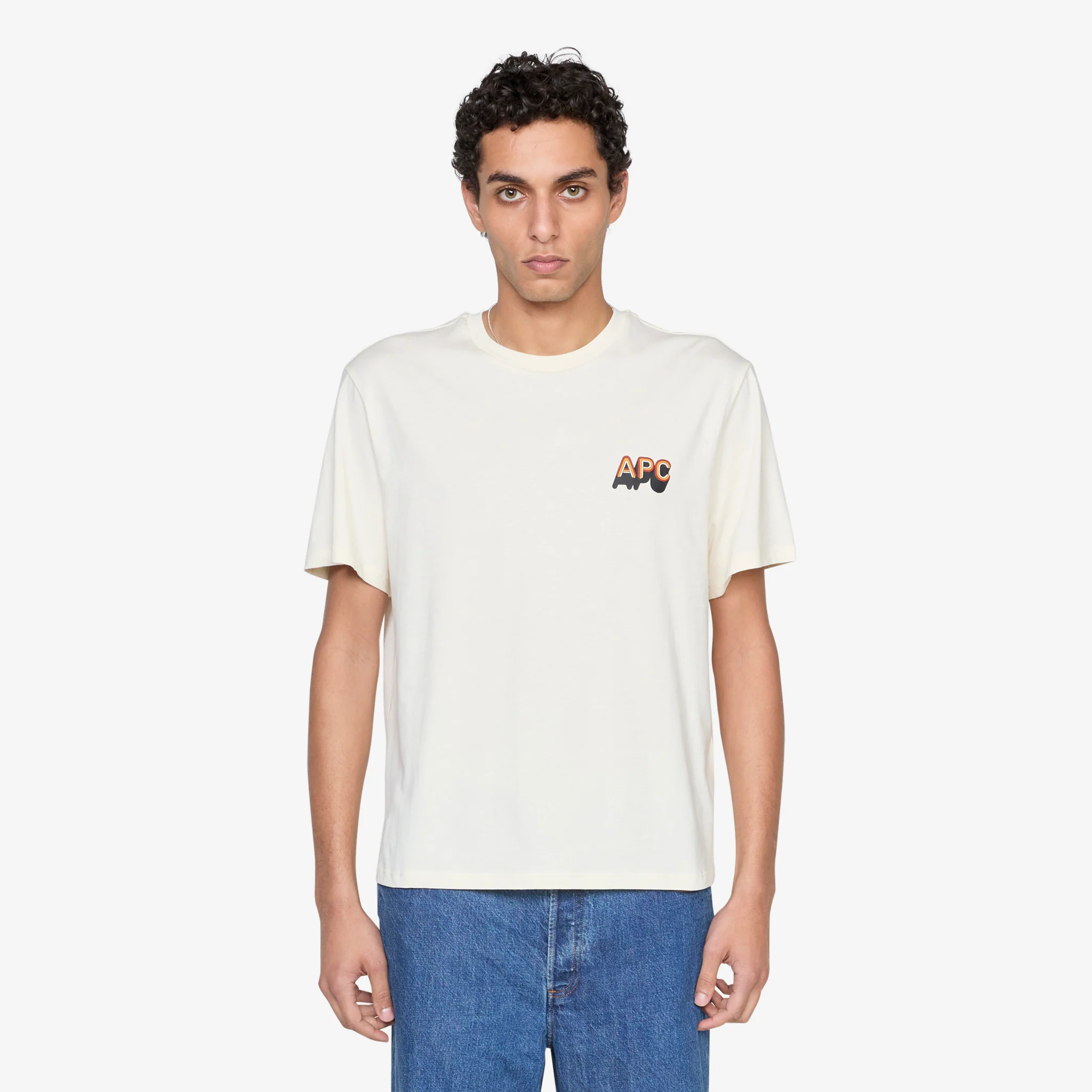 70's H T-Shirt Ecru