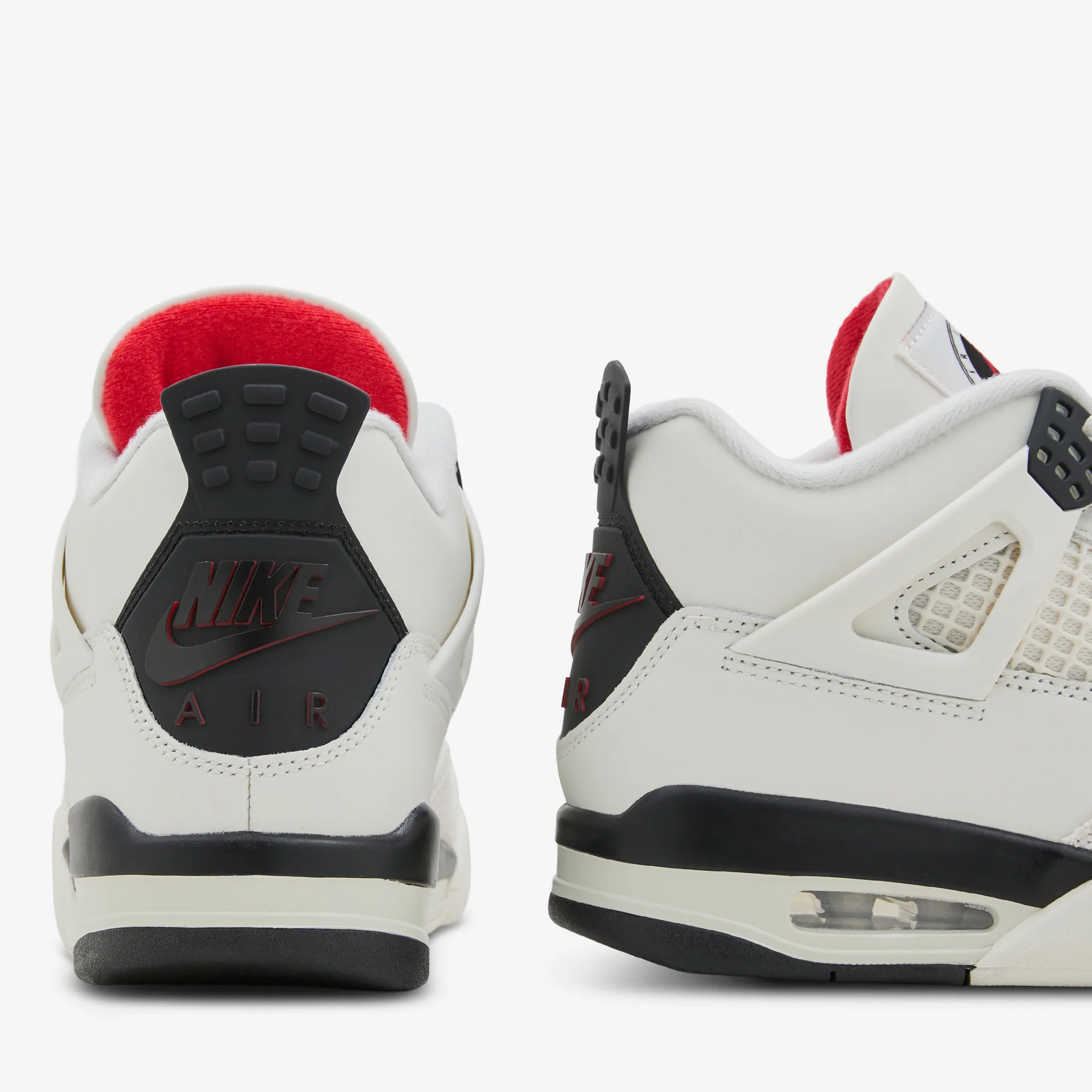 Air Jordan 4 Retro 'Flight Club' Sail | Black | University Red - Image 3