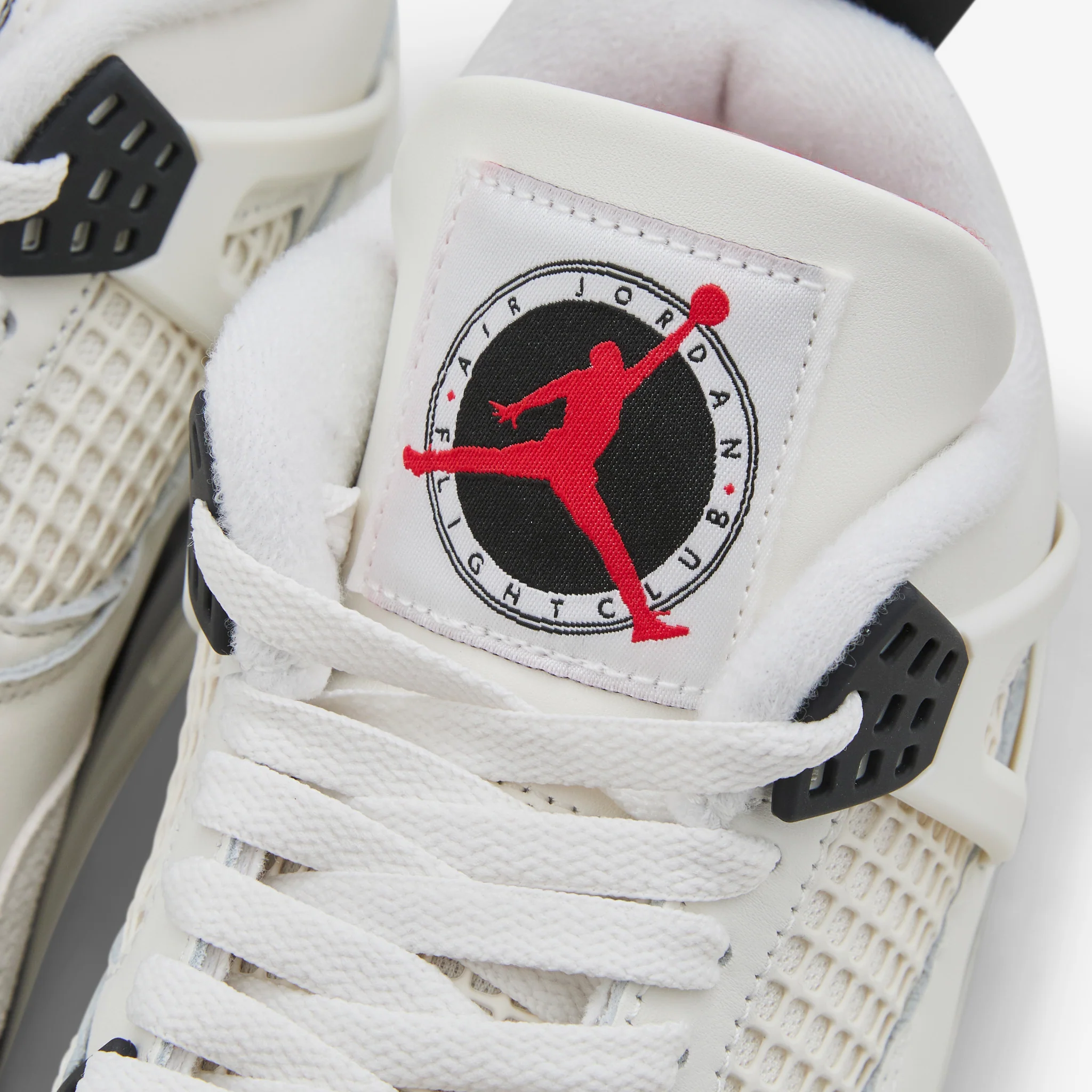 Air Jordan 4 Retro 'Flight Club' Sail | Black | University Red - Image 5