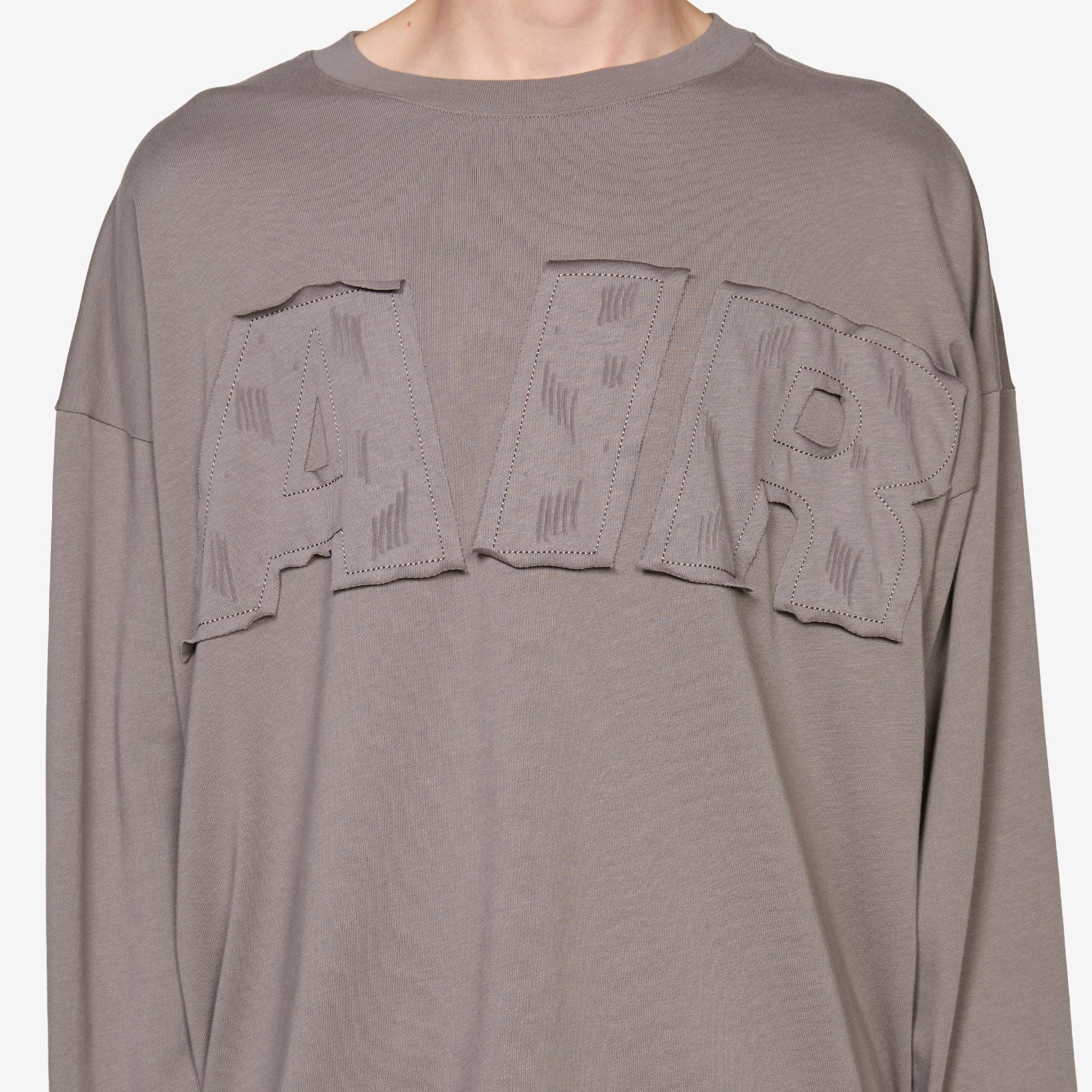 Air Longsleeve OS T-Shirt Cave Stone - Image 2