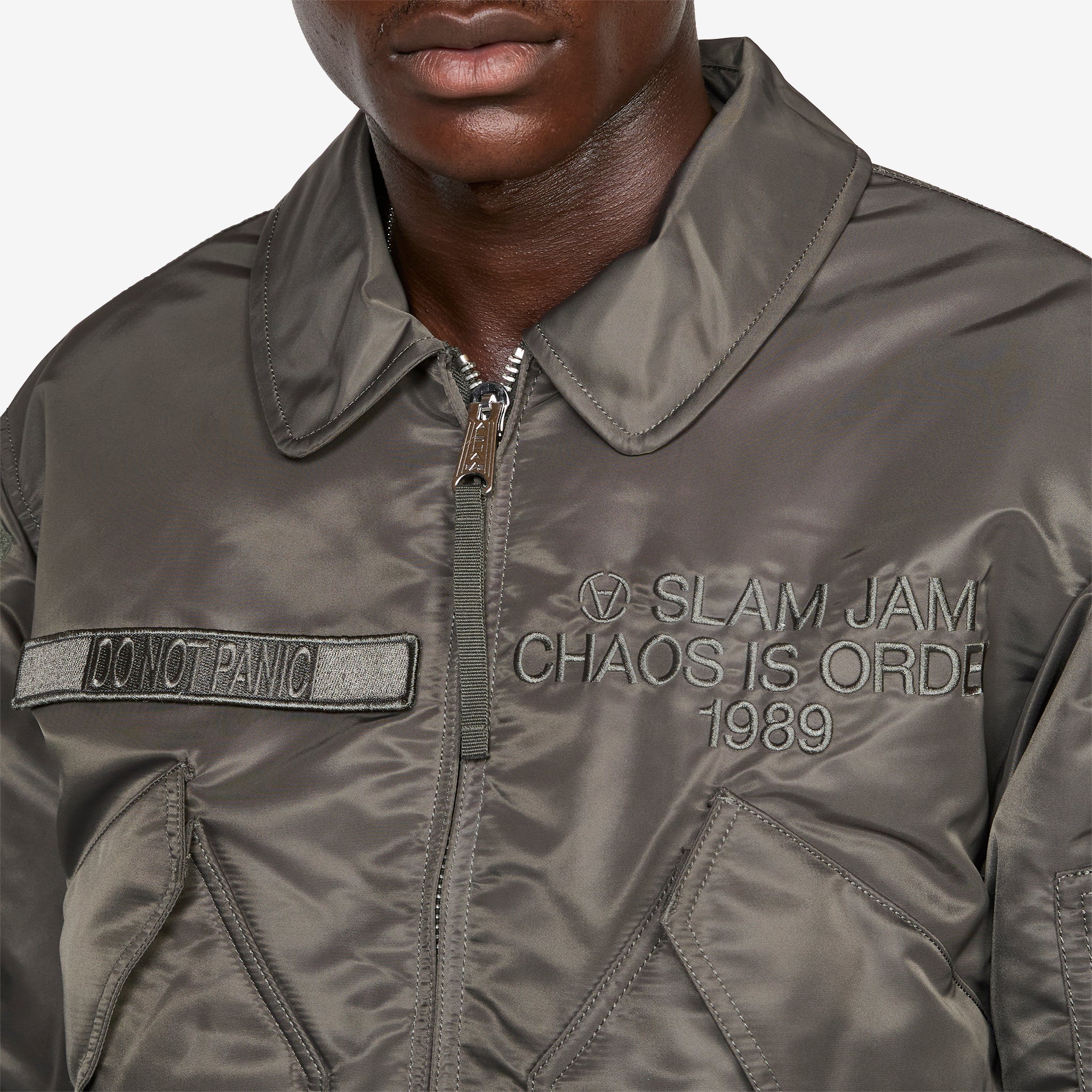 Alpha Industries x CWU-45 Bomber Rep Grey - Image 5