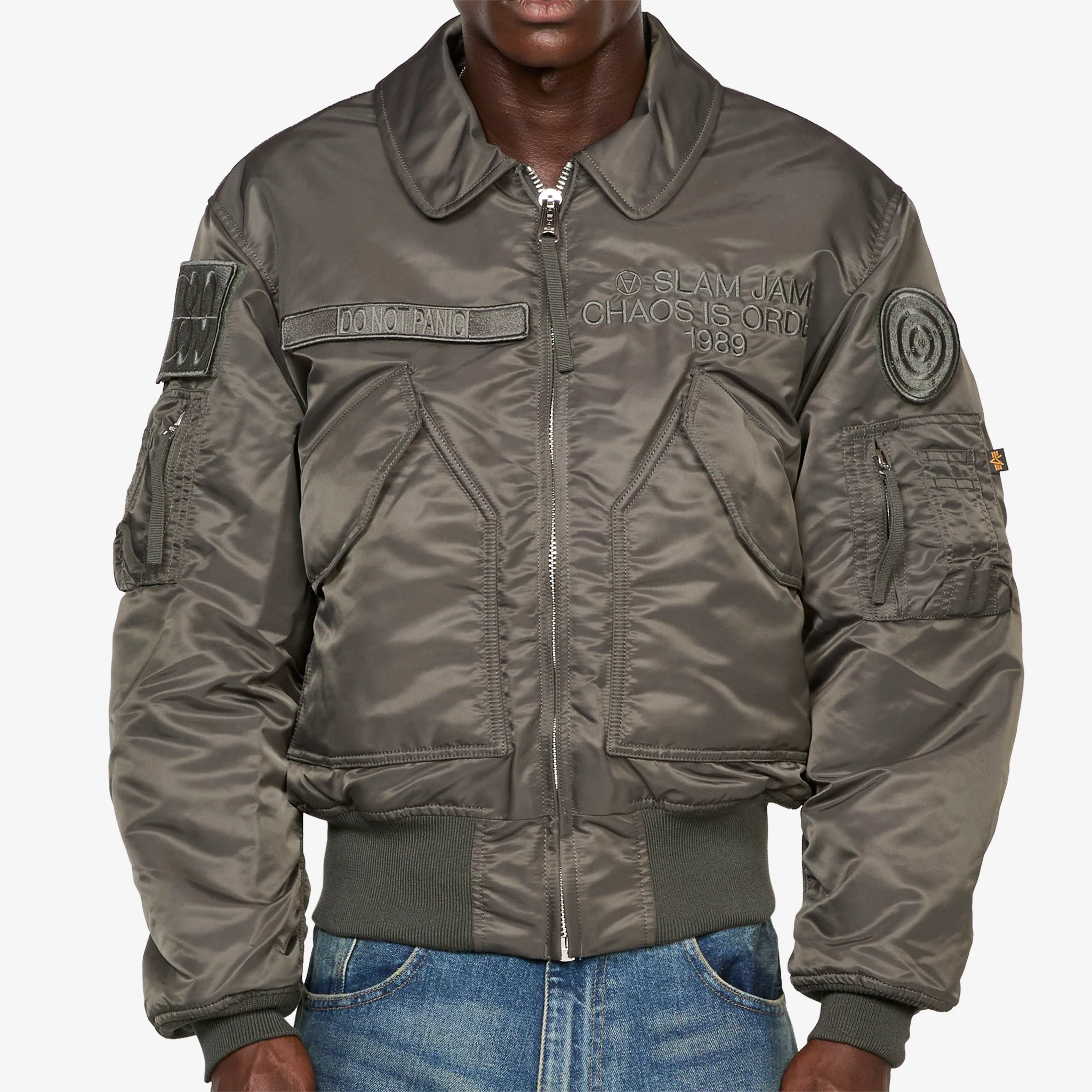 Alpha Industries x CWU-45 Bomber Rep Grey - Image 7