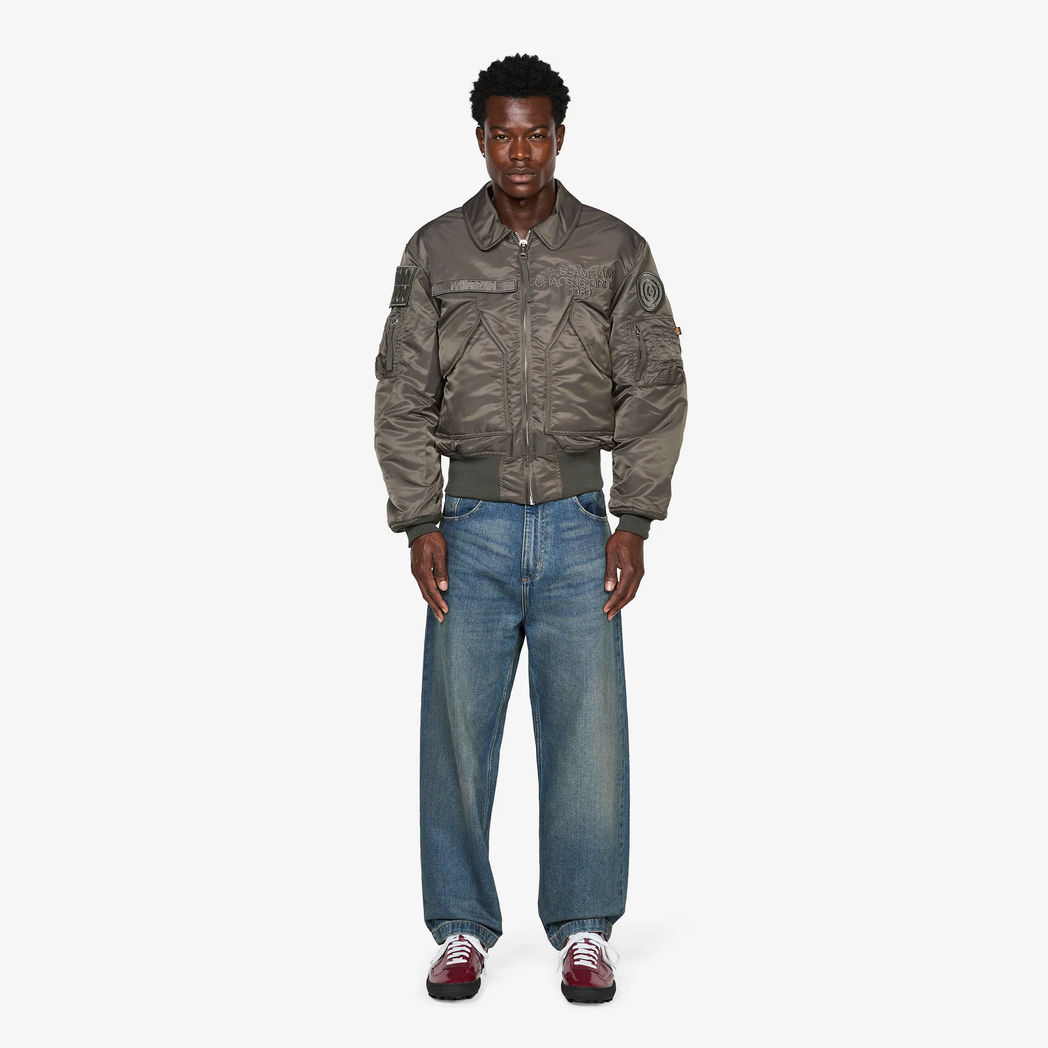Alpha Industries x CWU-45 Bomber Rep Grey - Image 8