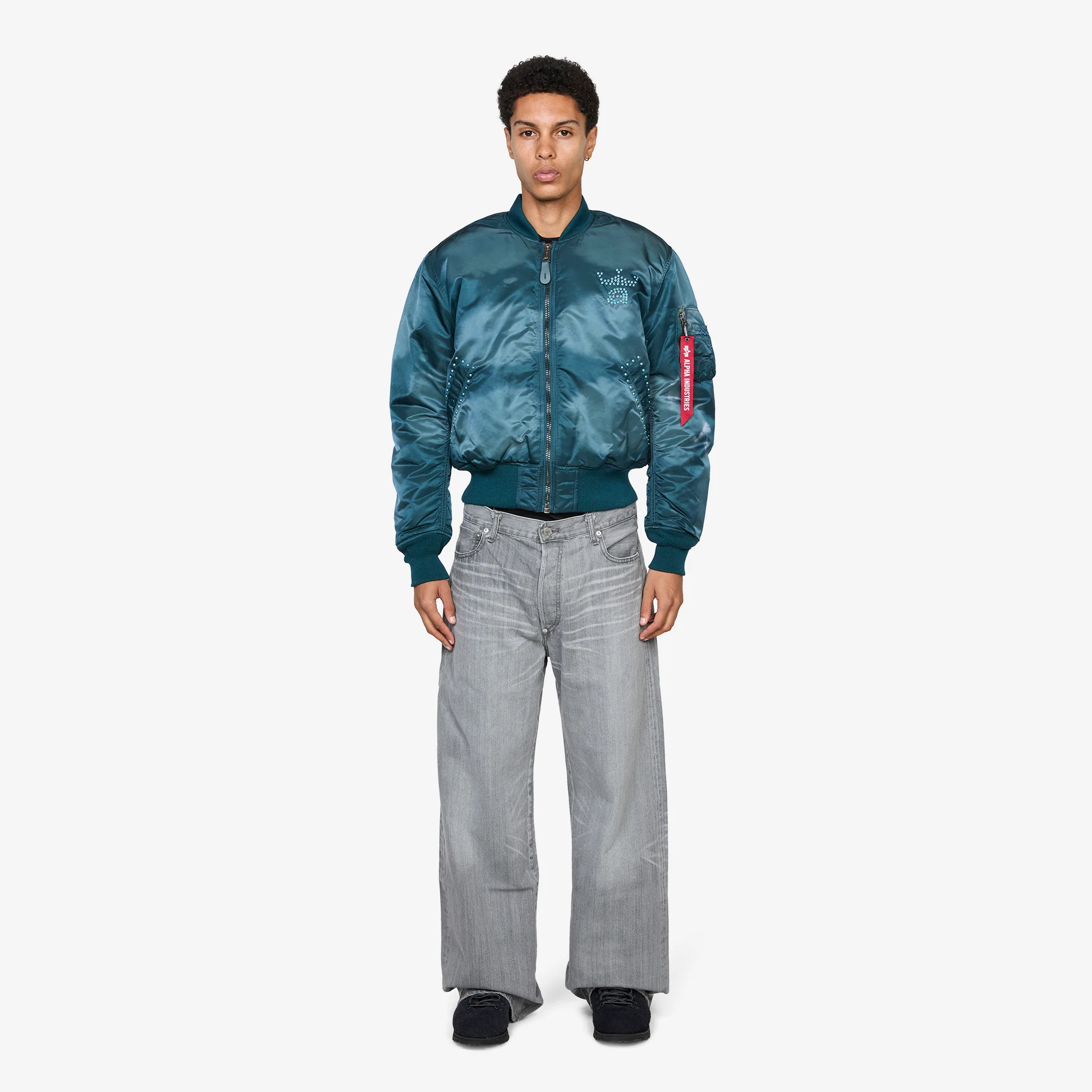 Alpha M1 Jacket Navy - Image 6