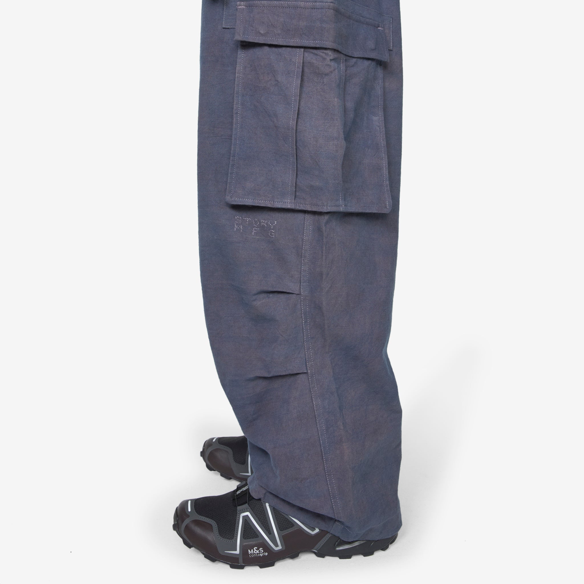 AW24 Peace Pants Purple Slub - Image 2