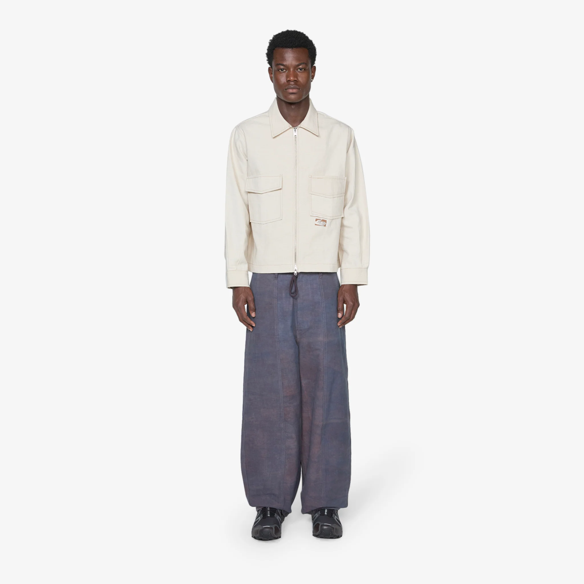 AW24 Peace Pants Purple Slub - Image 6