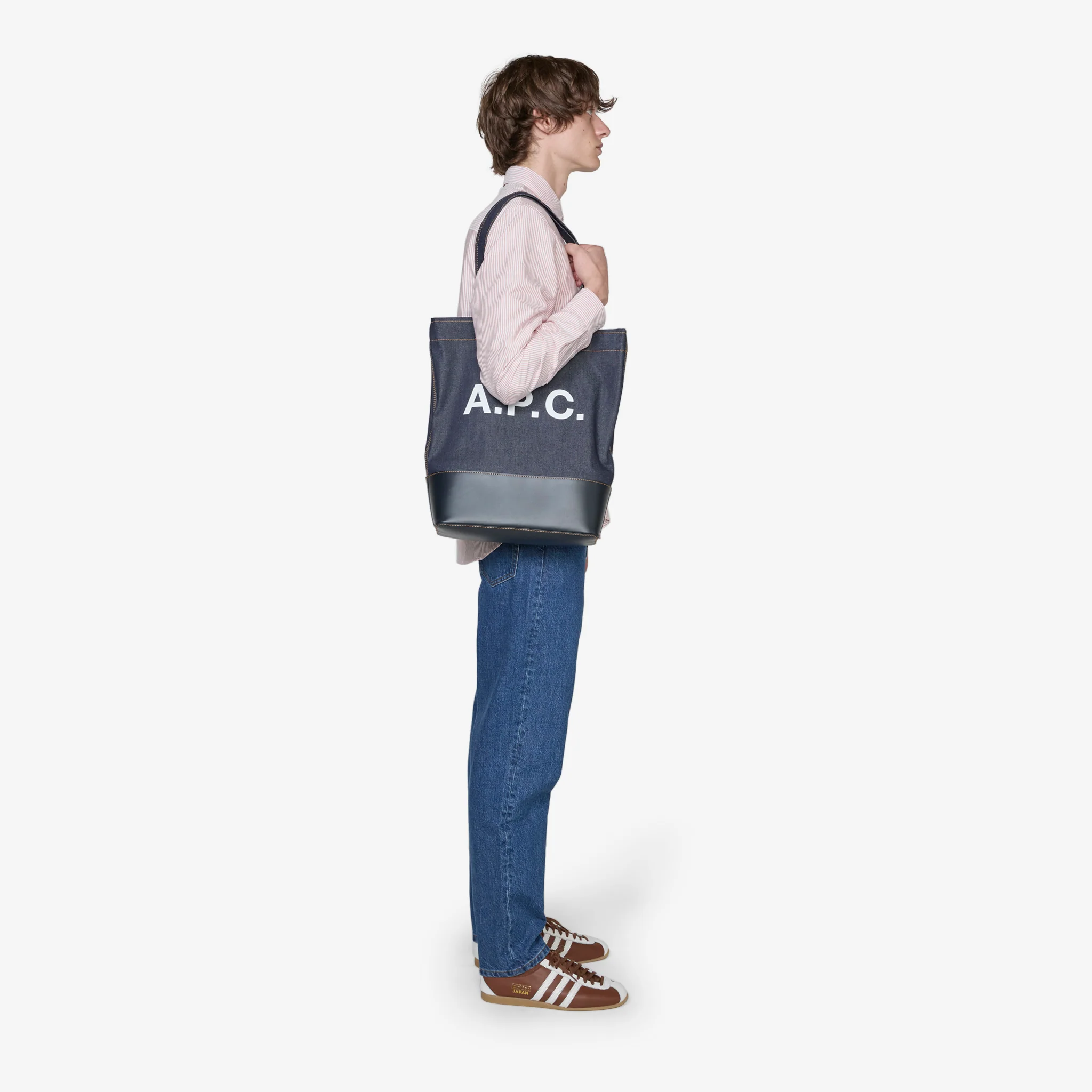 Axel Tote Bag Dark Navy Blue - Image 6