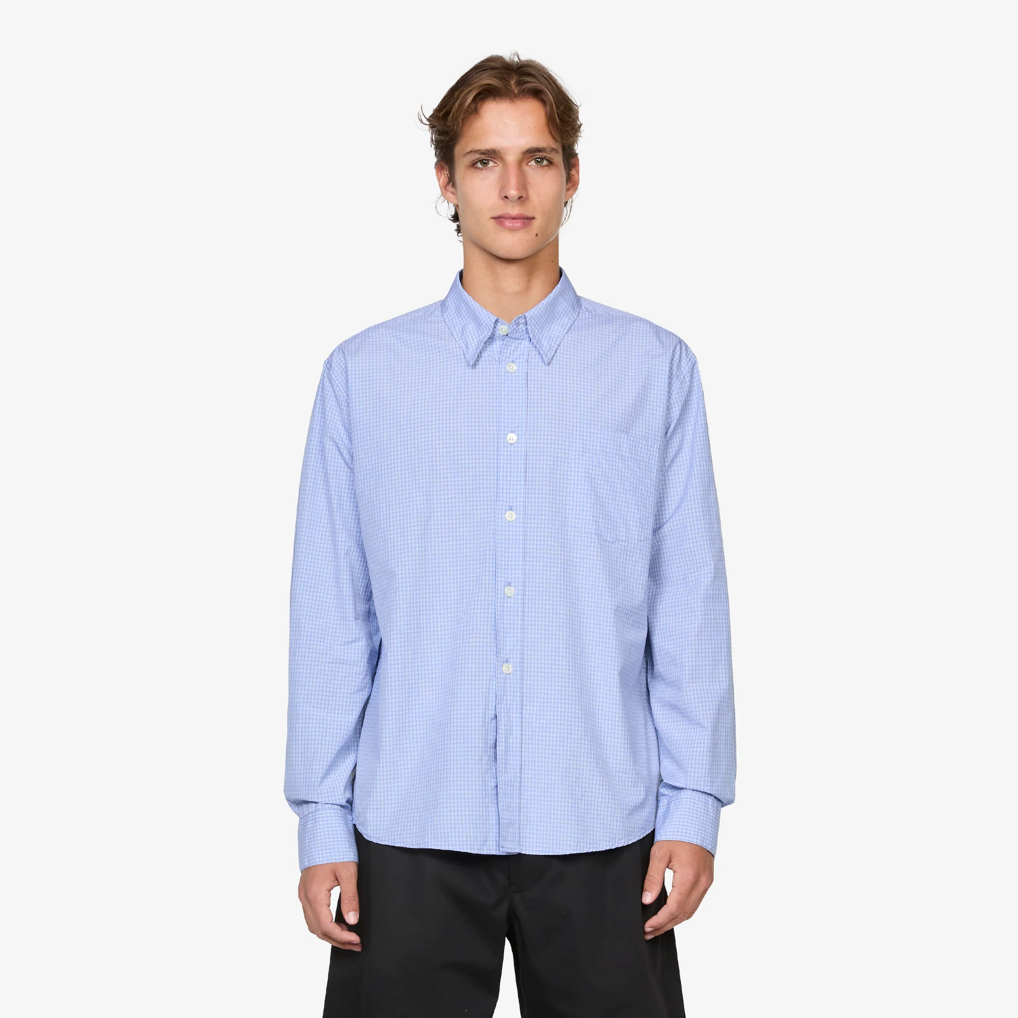 Beyond BD Shirt Micro Chip Check Super Poplin