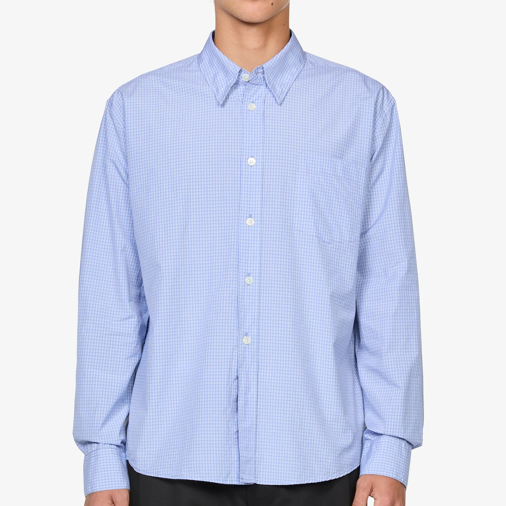 Beyond BD Shirt Micro Chip Check Super Poplin - Image 5