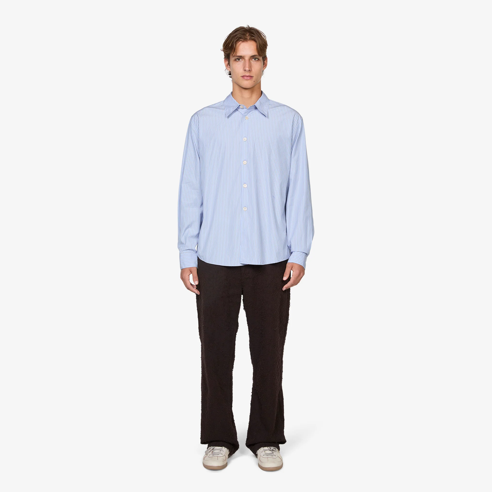 Beyond Shirt Typewriter Stripe Poplin - Image 6