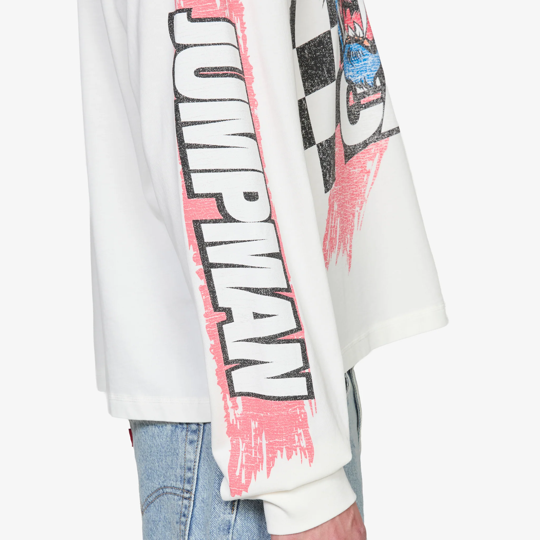 Black Cat Longsleeve T-Shirt Ivory - Image 2