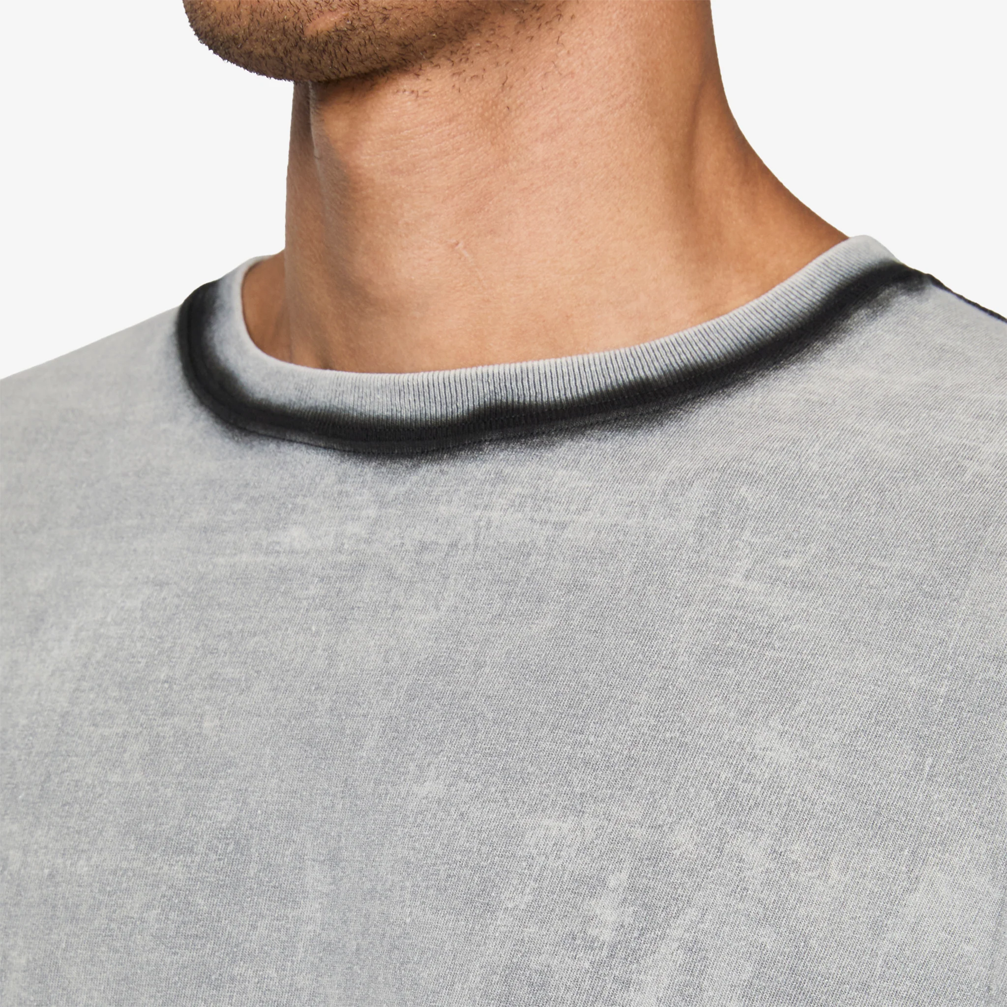 Bleach Dyed T-Shirt Grey - Image 3