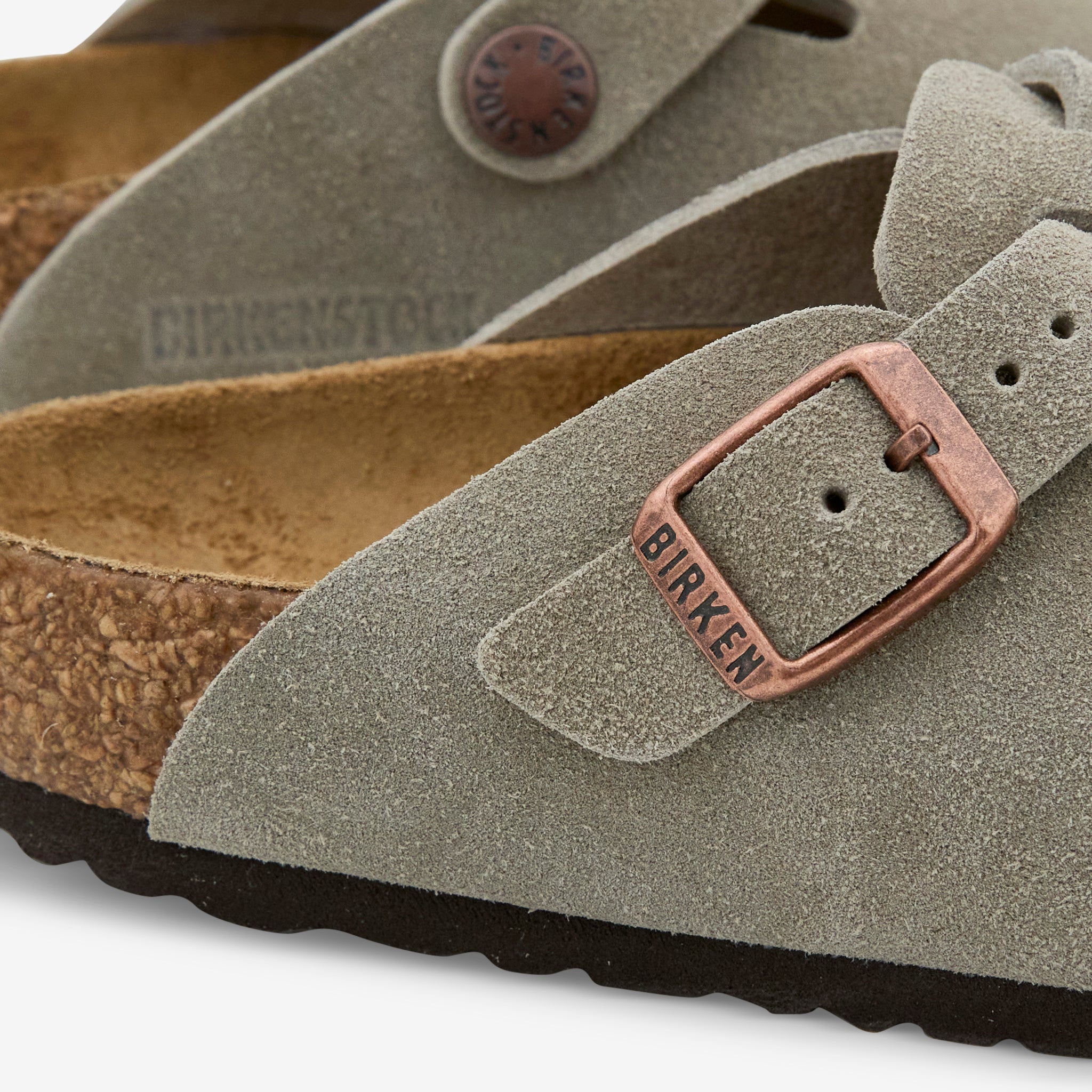 Boston Kids Taupe Suede Narrow - Image 3