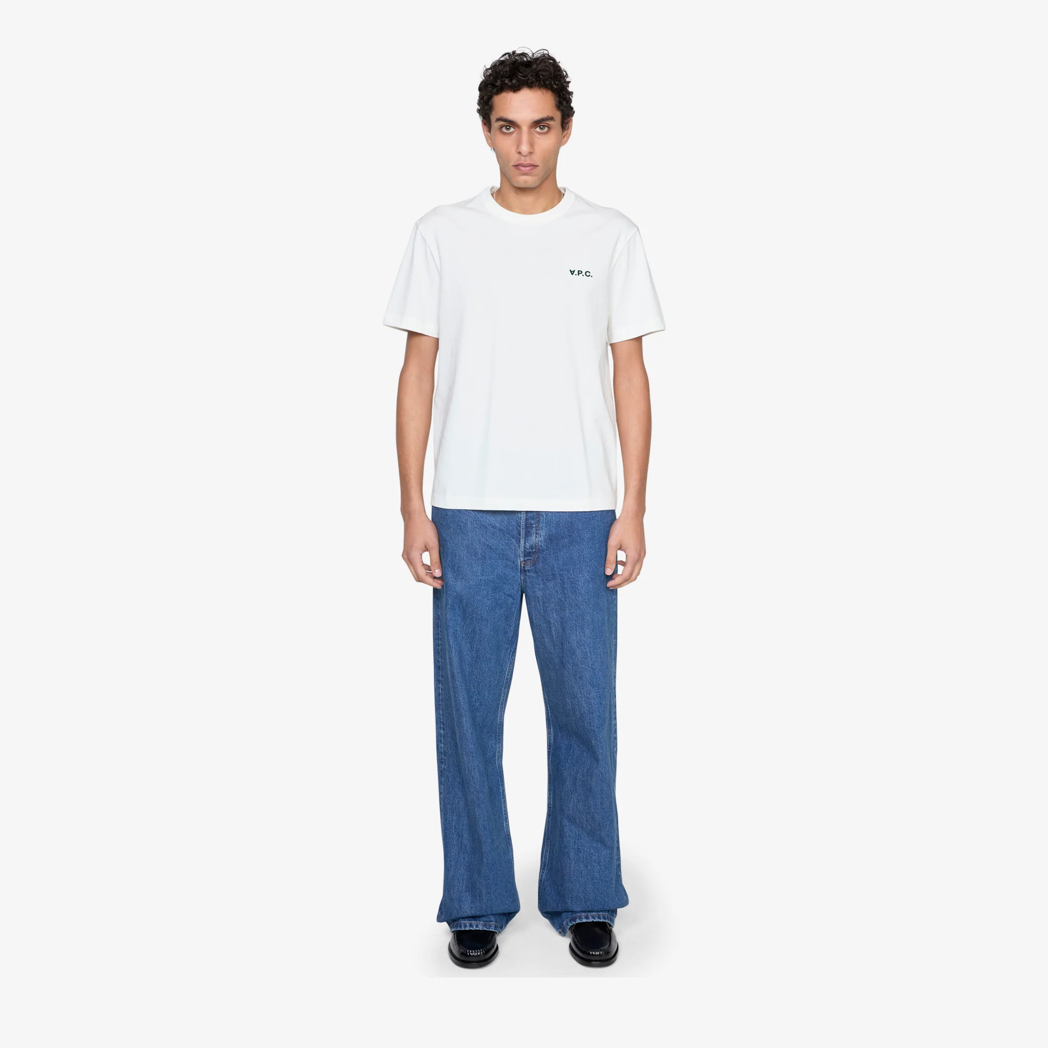 Boxy Petit VPC T-Shirt White | Green - Image 3