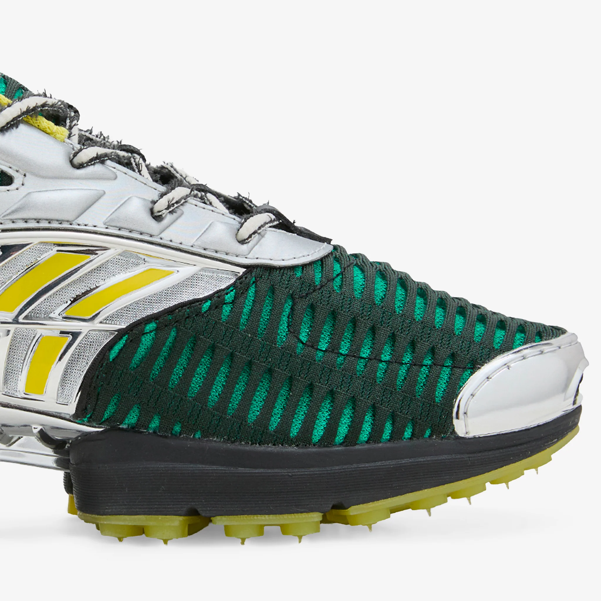 Brain Dead x Climacool 2 Core Black | Impact Yellow | Silver Metallic - Image 4