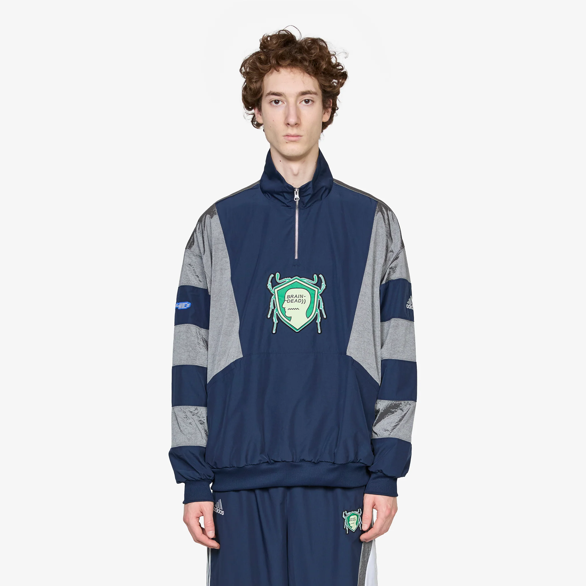 Brain Dead x Track Top Collegiate Navy