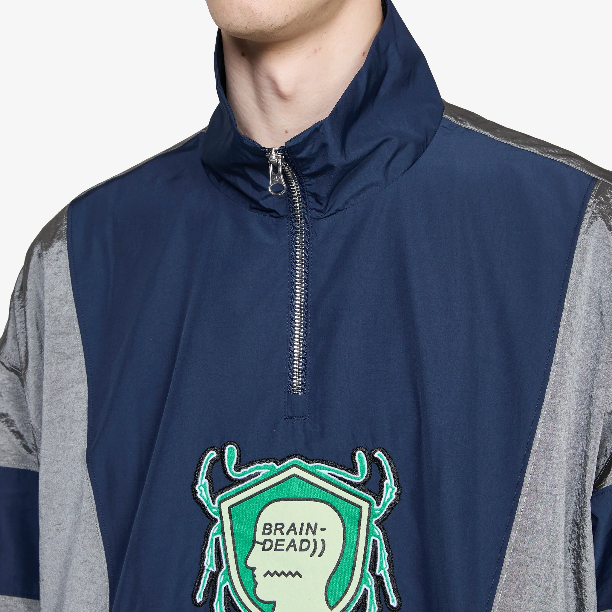 Brain Dead x Track Top Collegiate Navy - Image 4