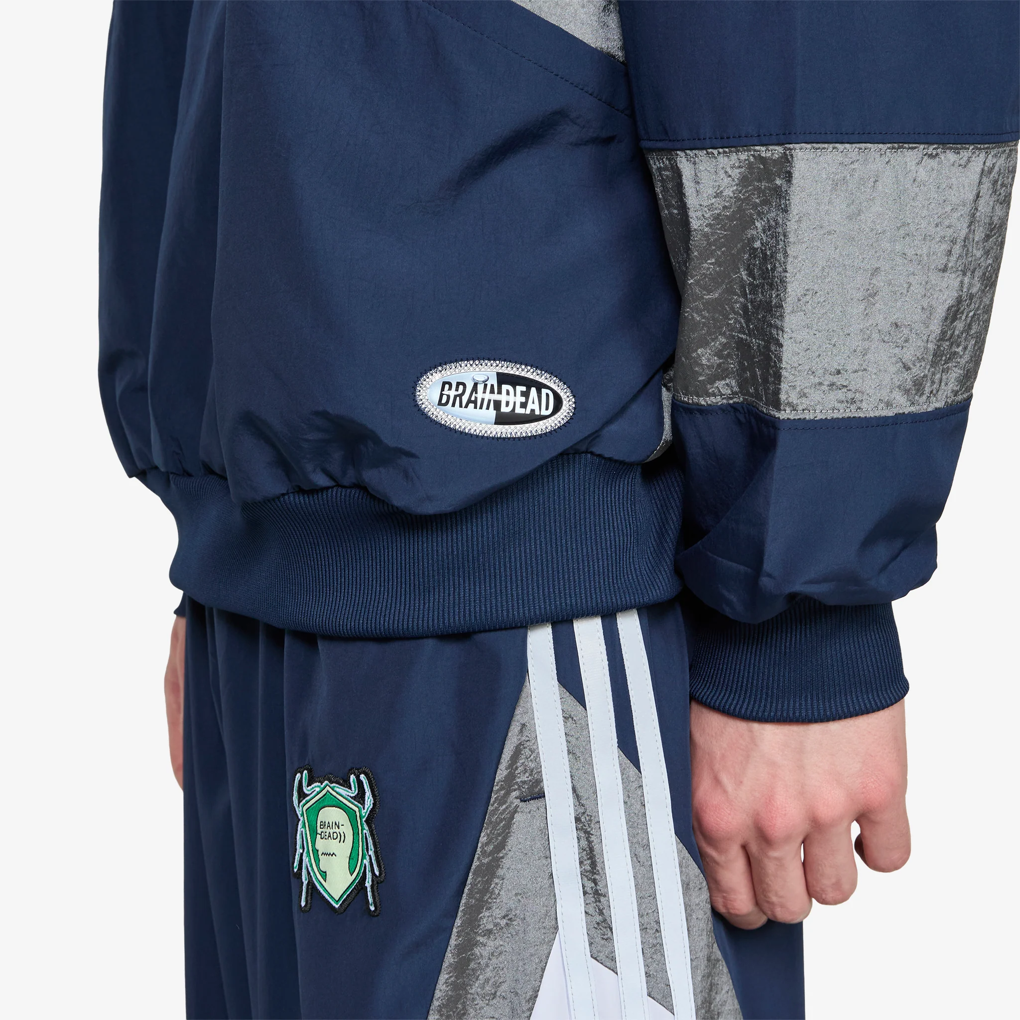 Brain Dead x Track Top Collegiate Navy - Image 5