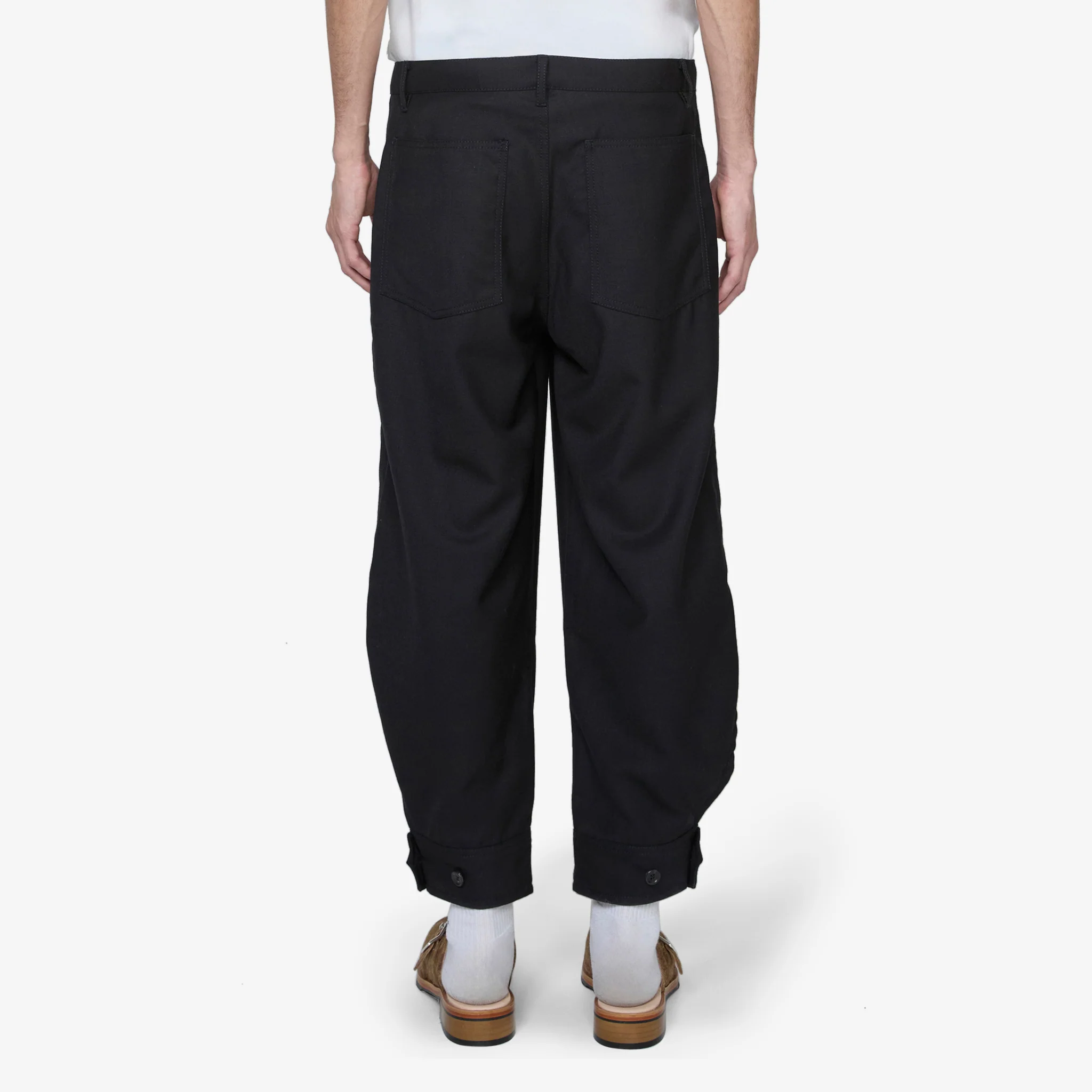 Button Cuff Pants Black - Image 4