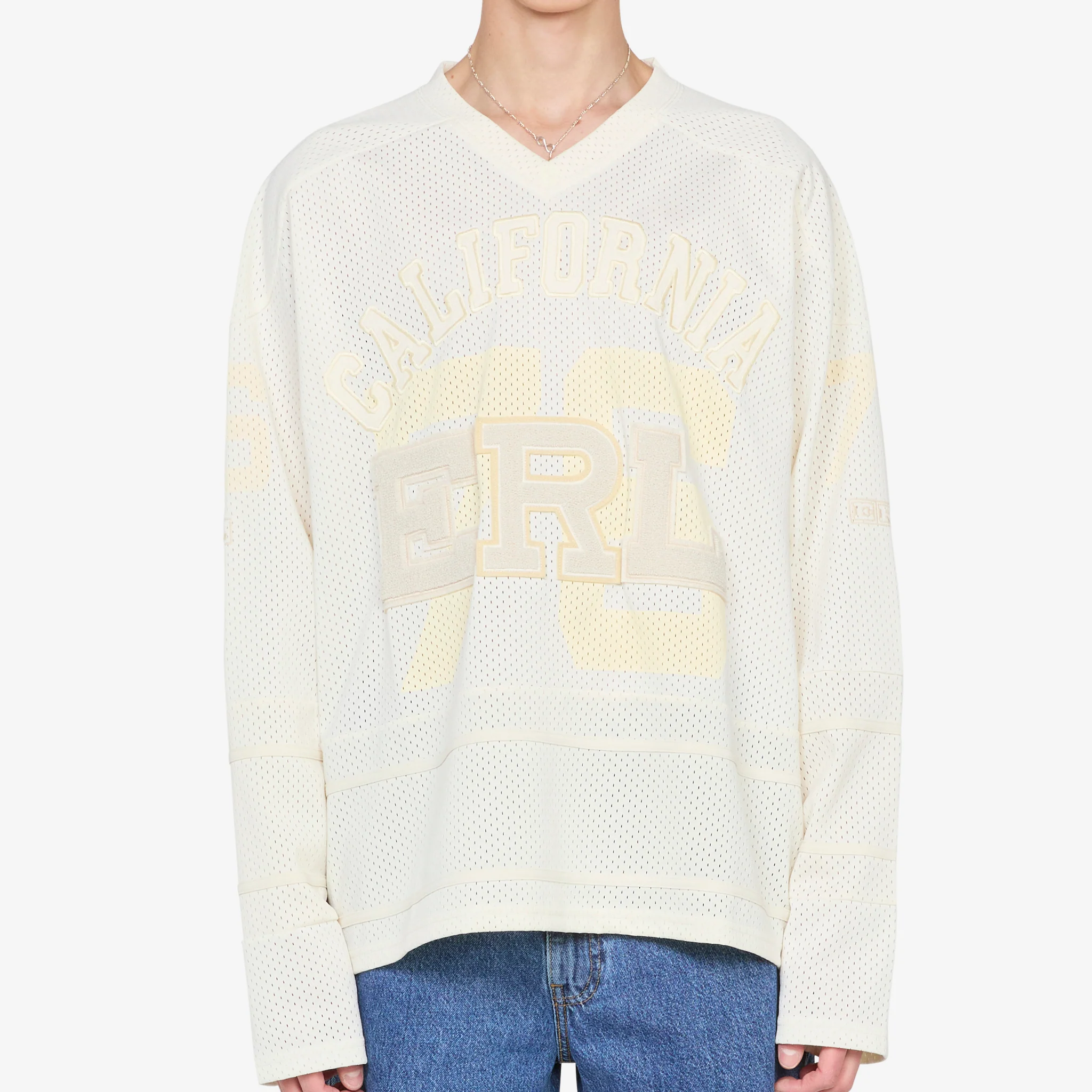 California Hockey Jersey Off White - Image 5