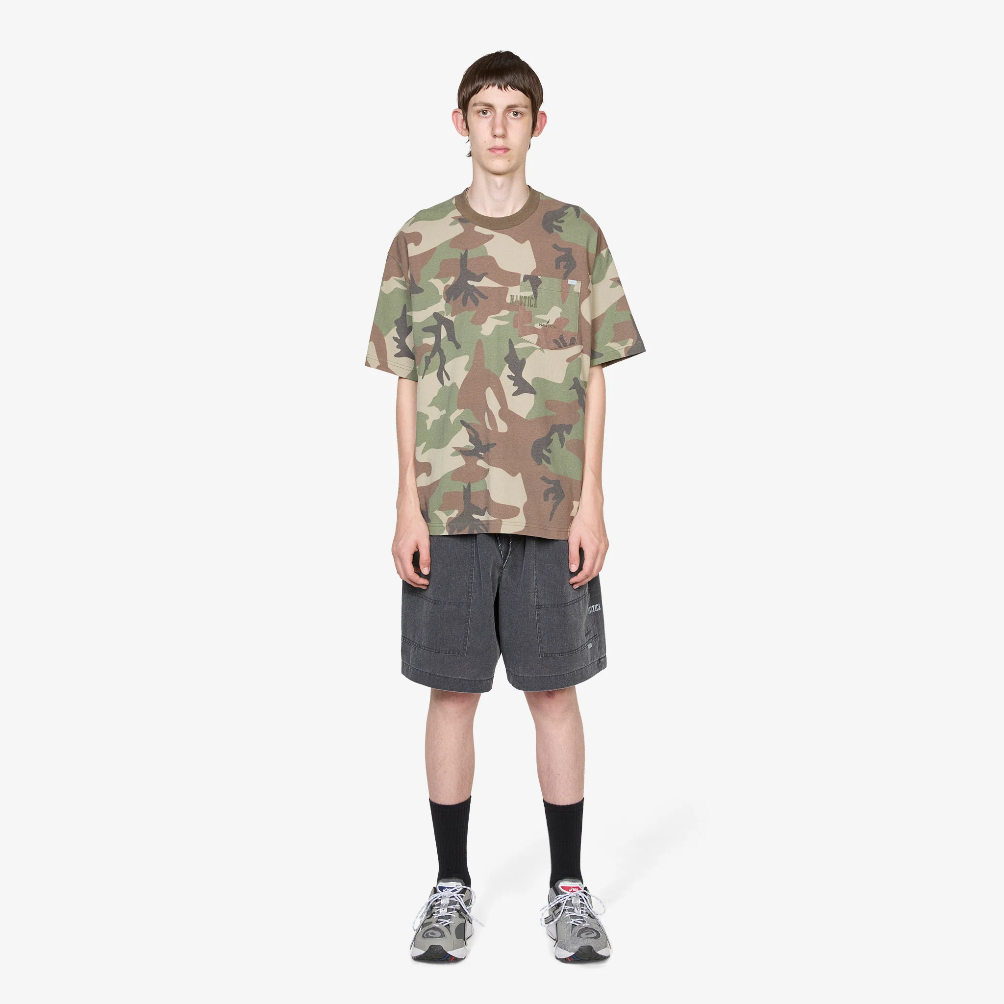 Camouflage Pocket T-Shirt Green Camo - Image 4