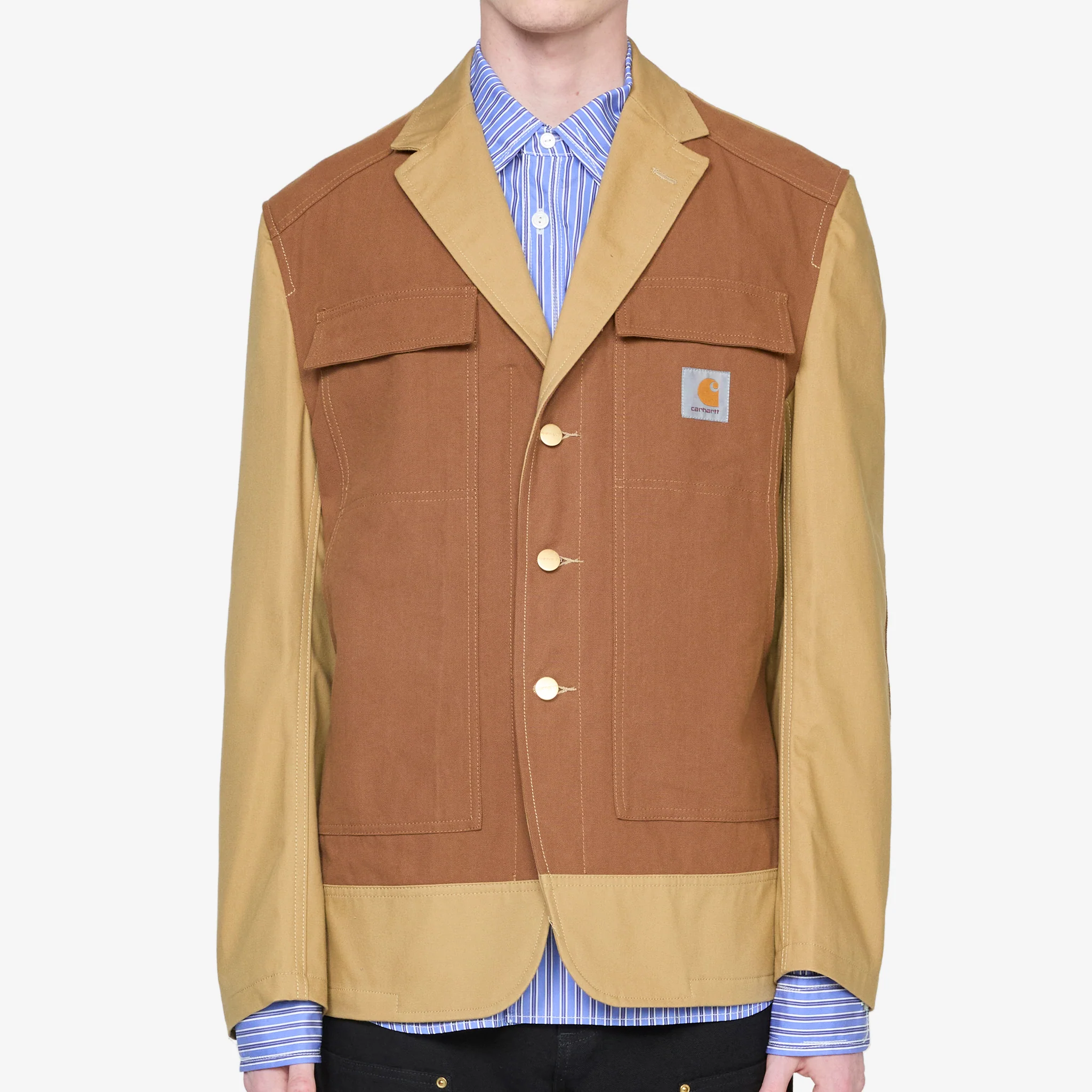 Carhartt Cotton Canvas Duck Jacket Beige | Brown - Image 5