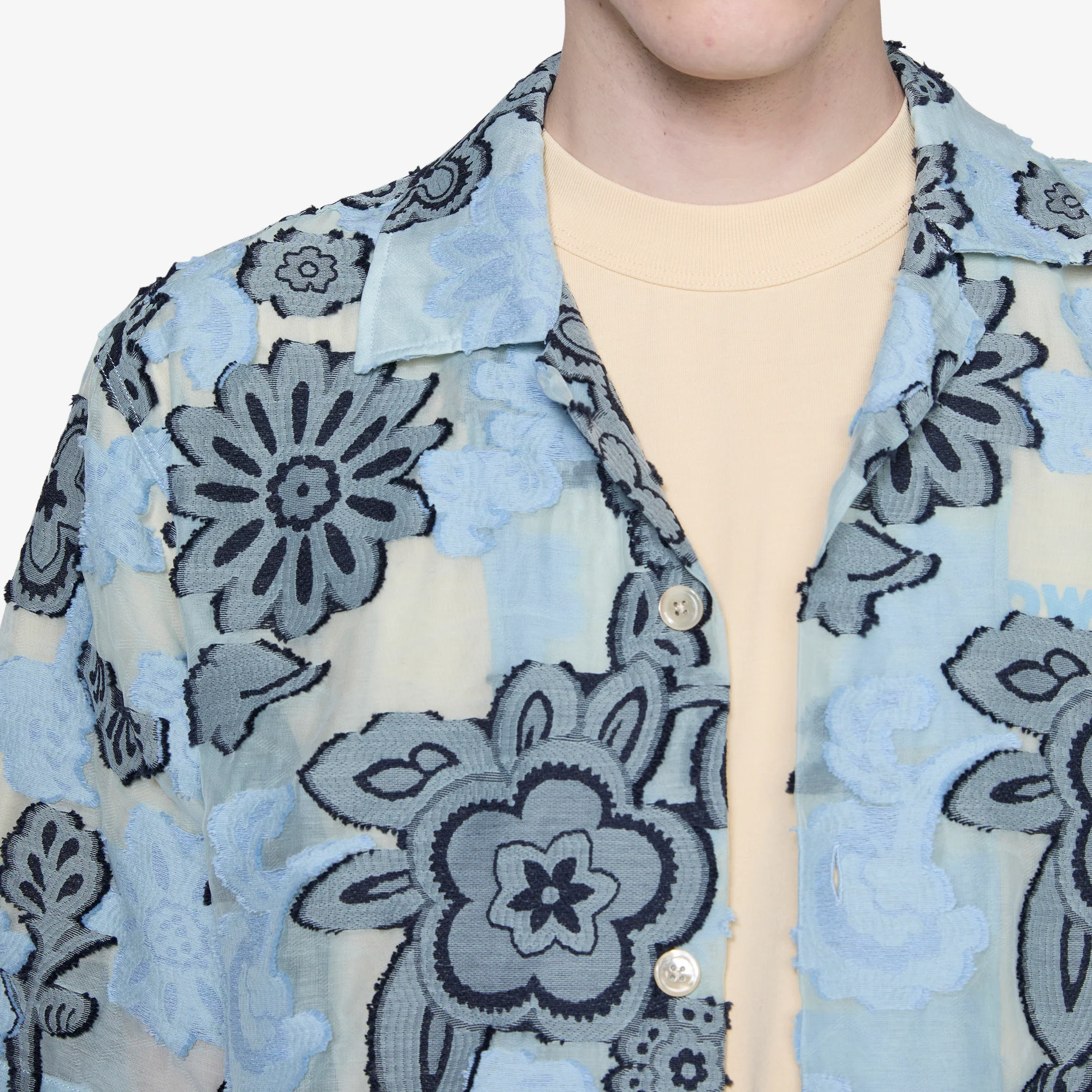 Cayo Short Sleeve Shirt Light Blue - Image 2