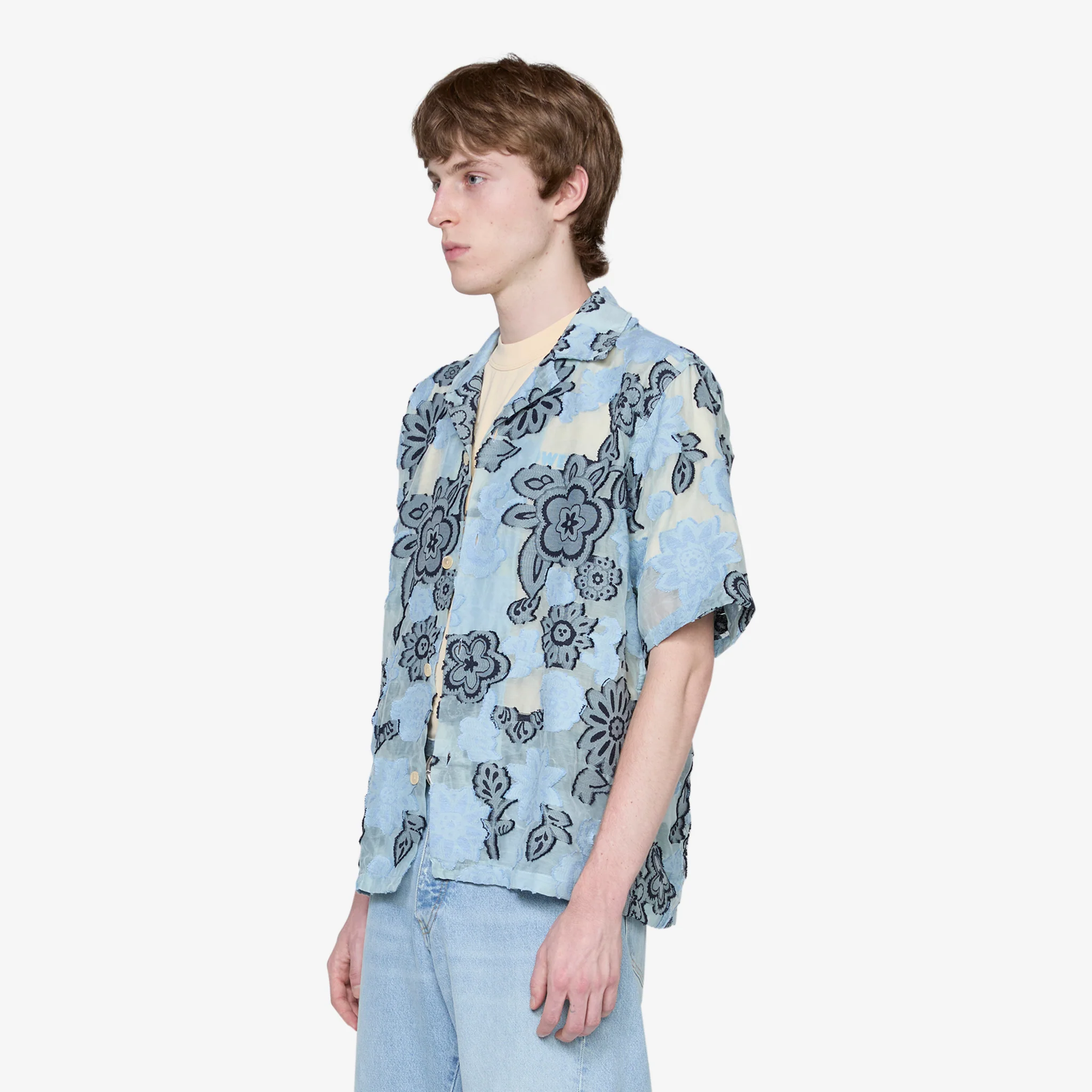 Cayo Short Sleeve Shirt Light Blue - Image 3