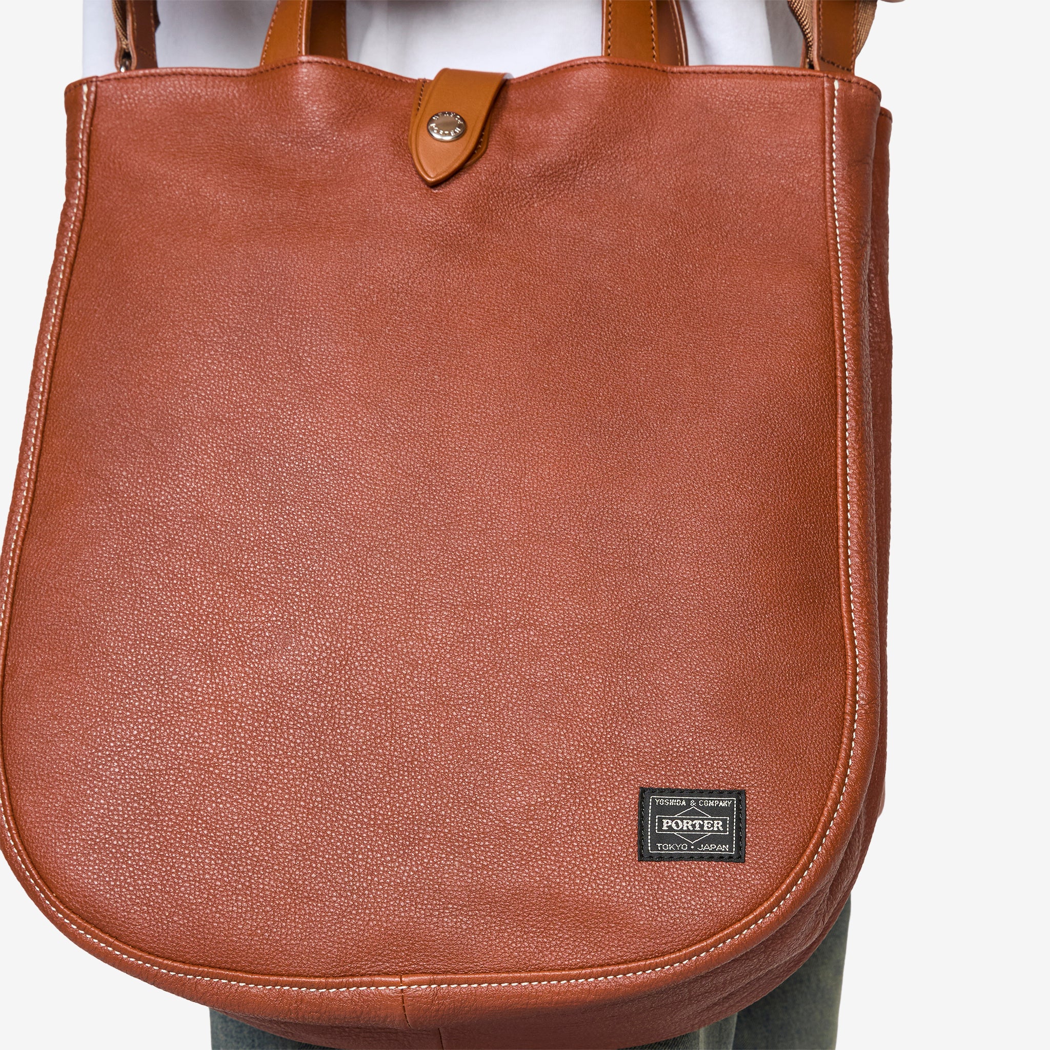 Cisco 2-Way Tote Bag Brown - Image 4