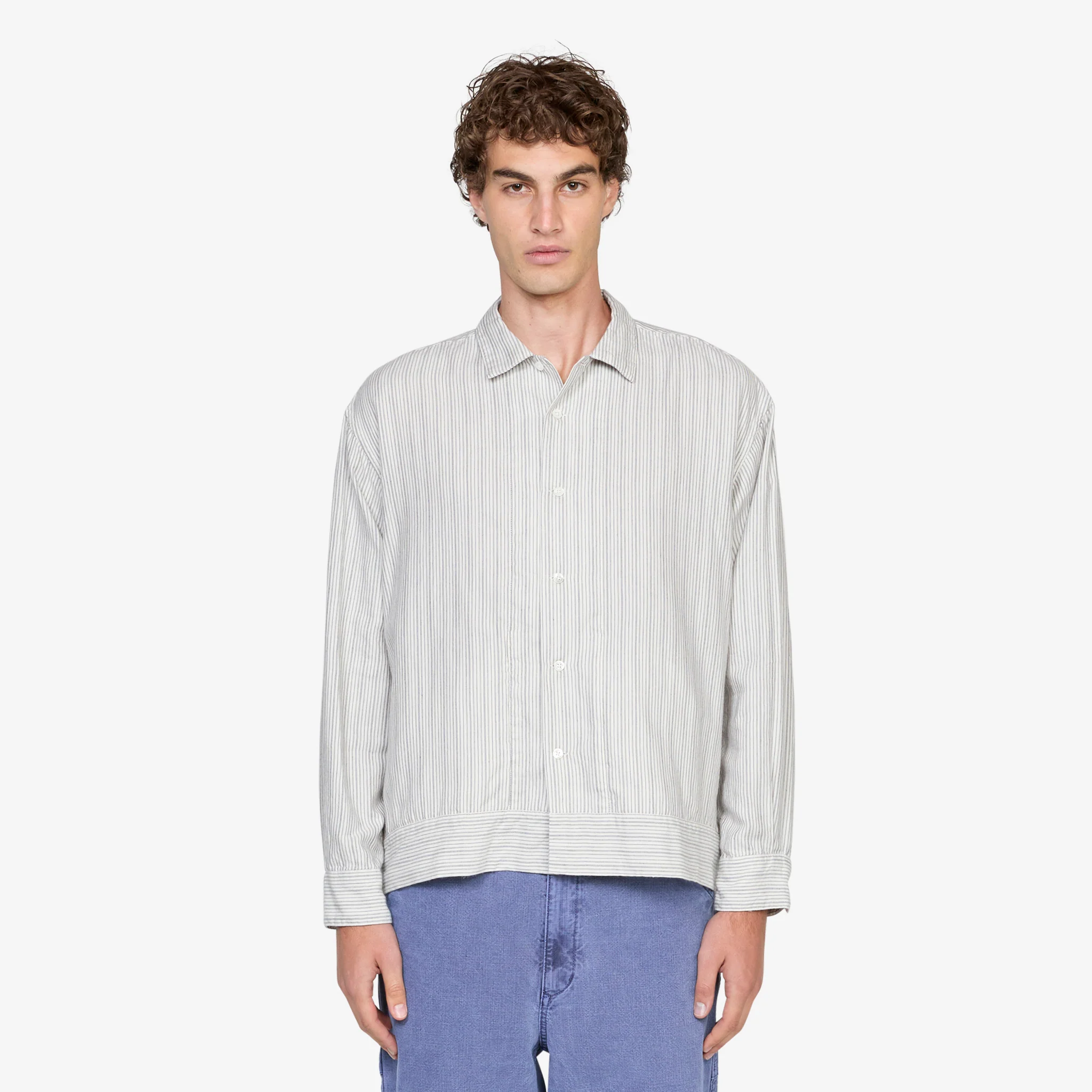 Claud Stripe Shirt Off White