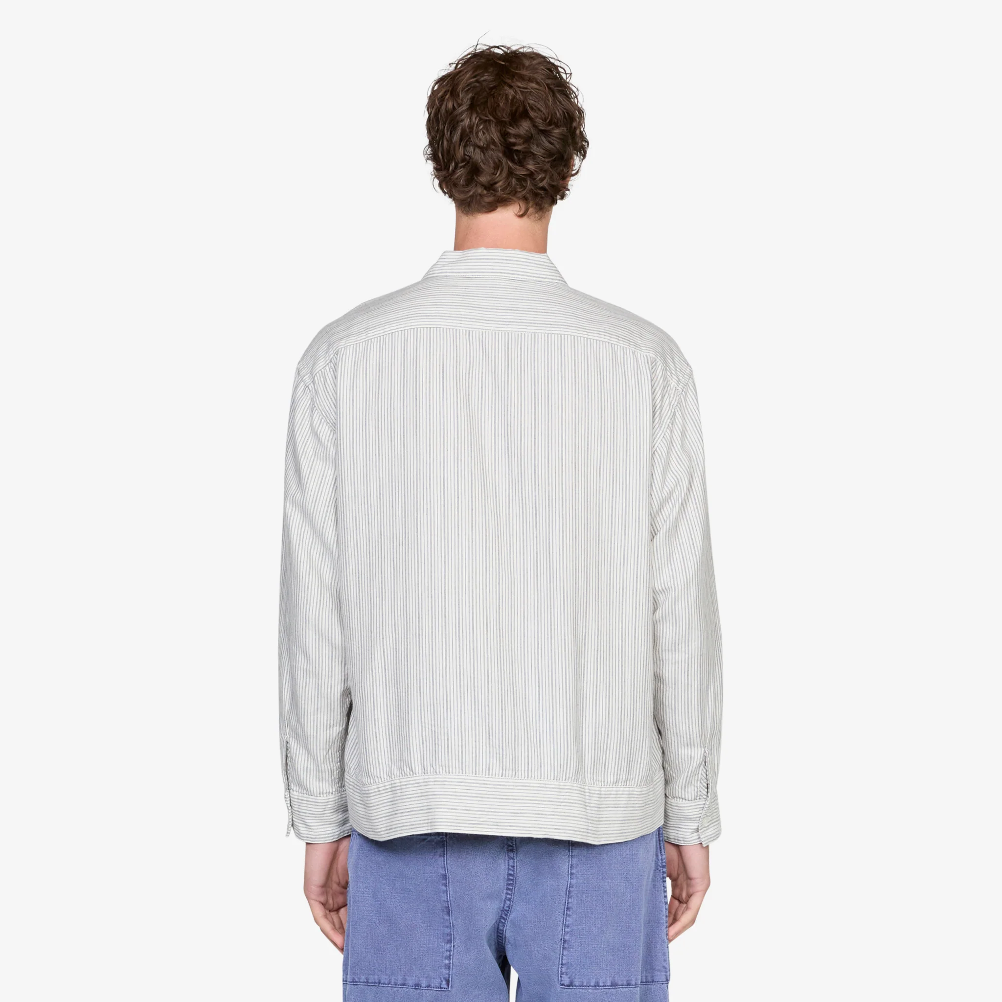 Claud Stripe Shirt Off White - Image 3