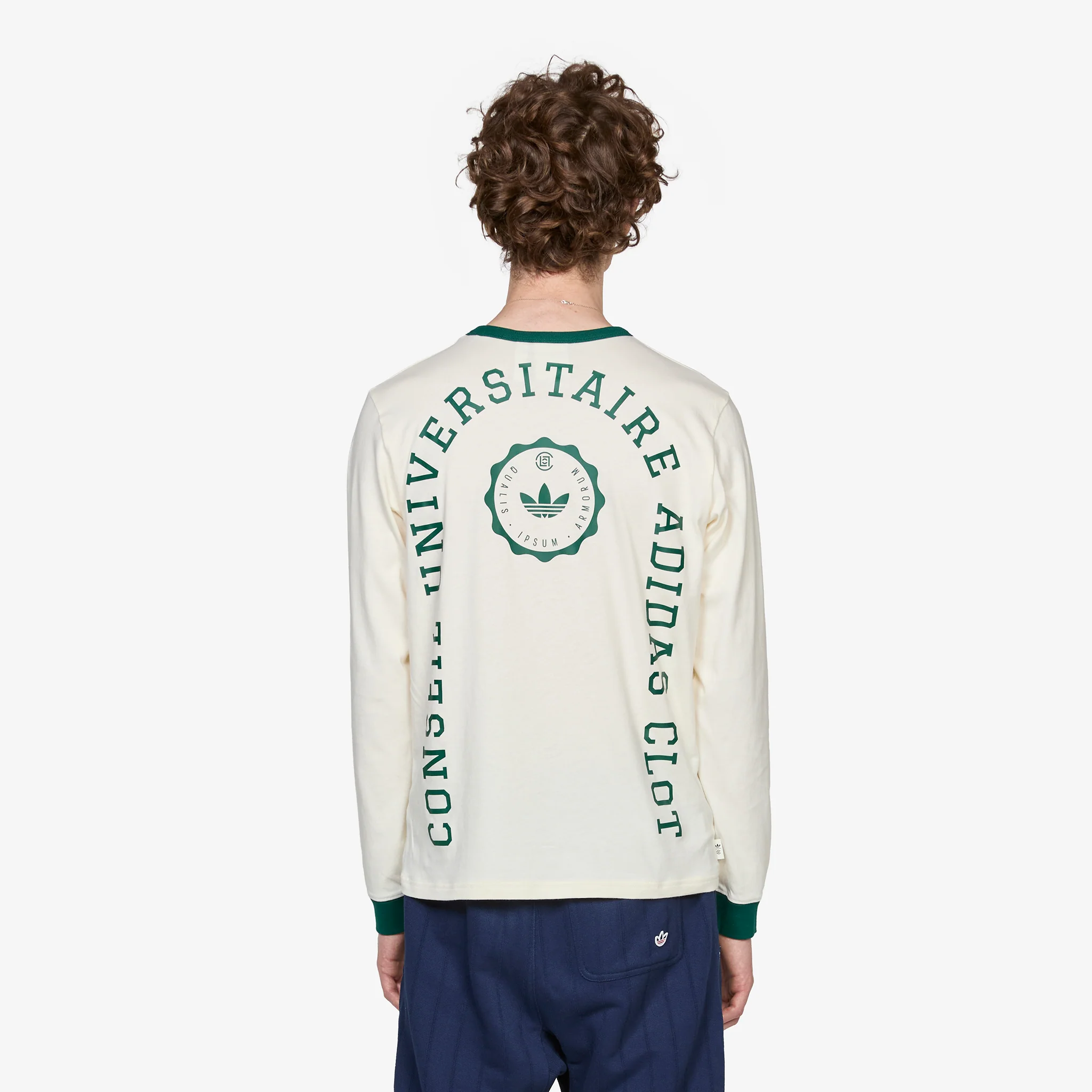 CLOT x Long Sleeve Top Cream White - Image 2