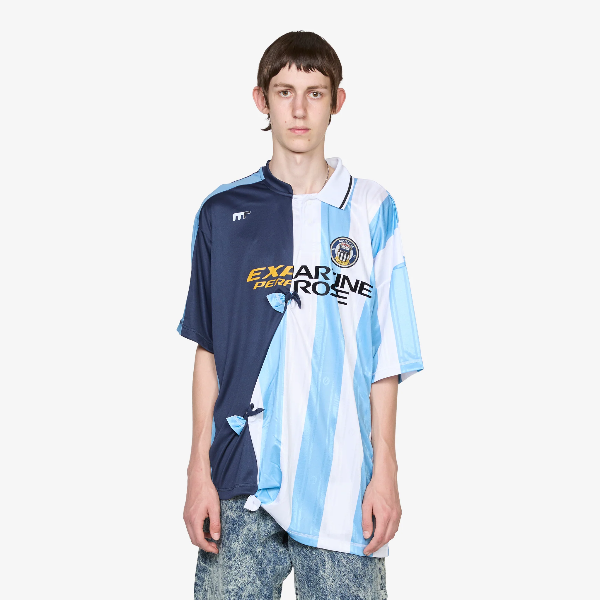 Collage Football Top Blue