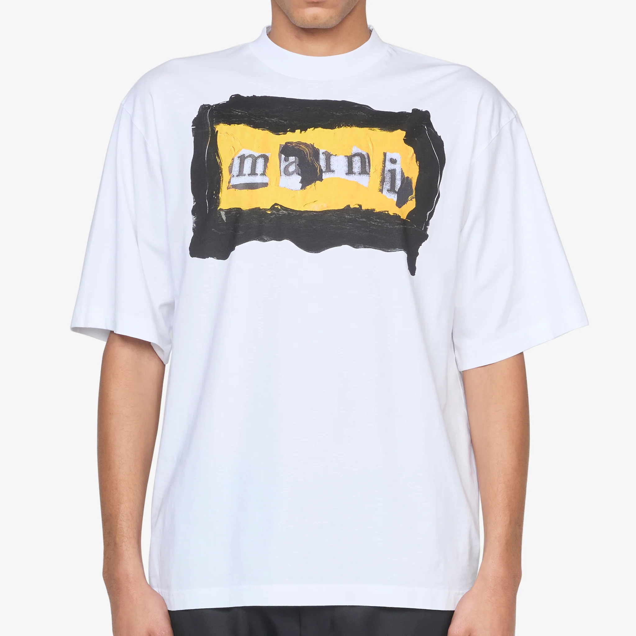 Collage Logo T-Shirt Lily White - Image 3