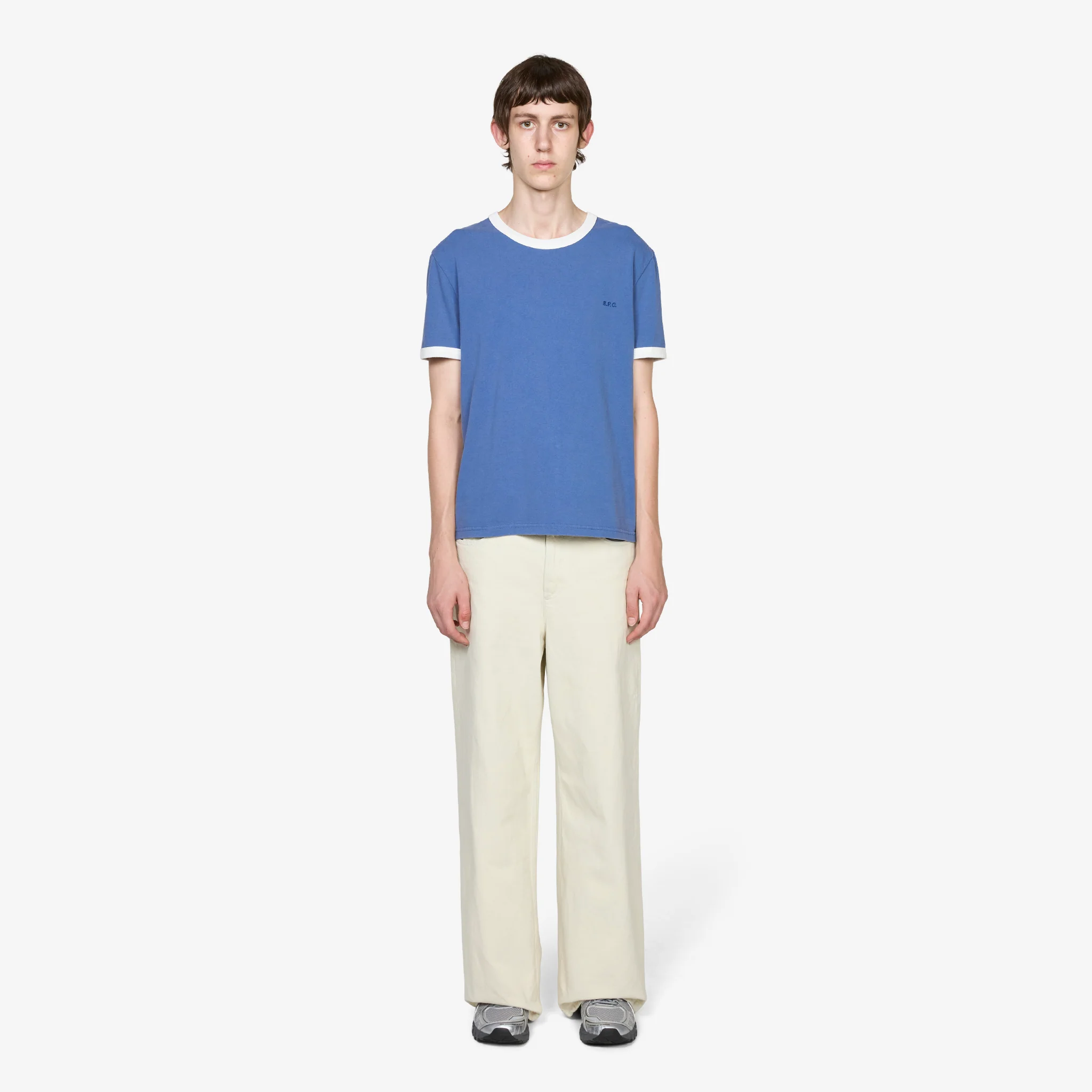 Contrast T-Shirt Blue - Image 3