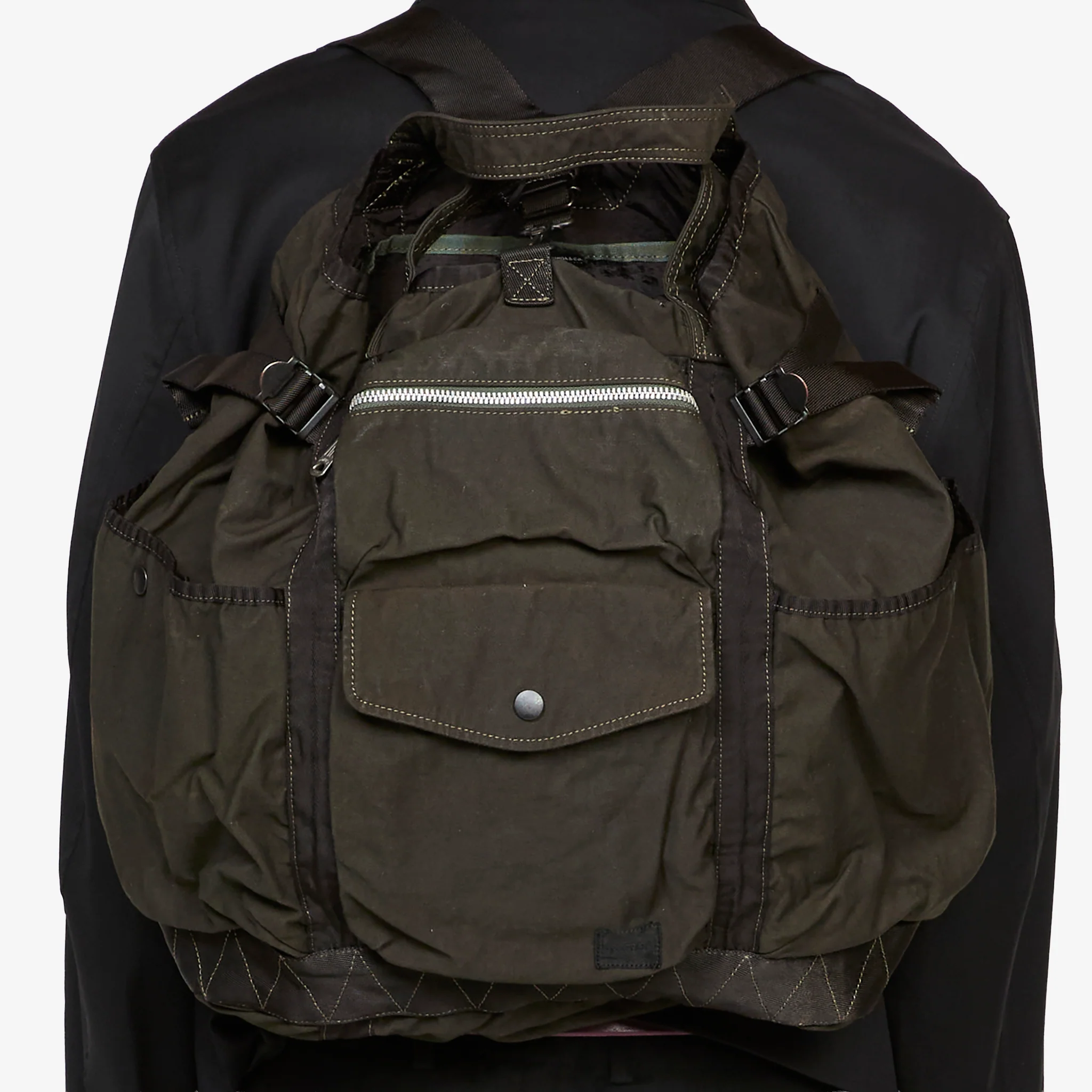 Crag 2-Way Rucksack Khaki - Image 2