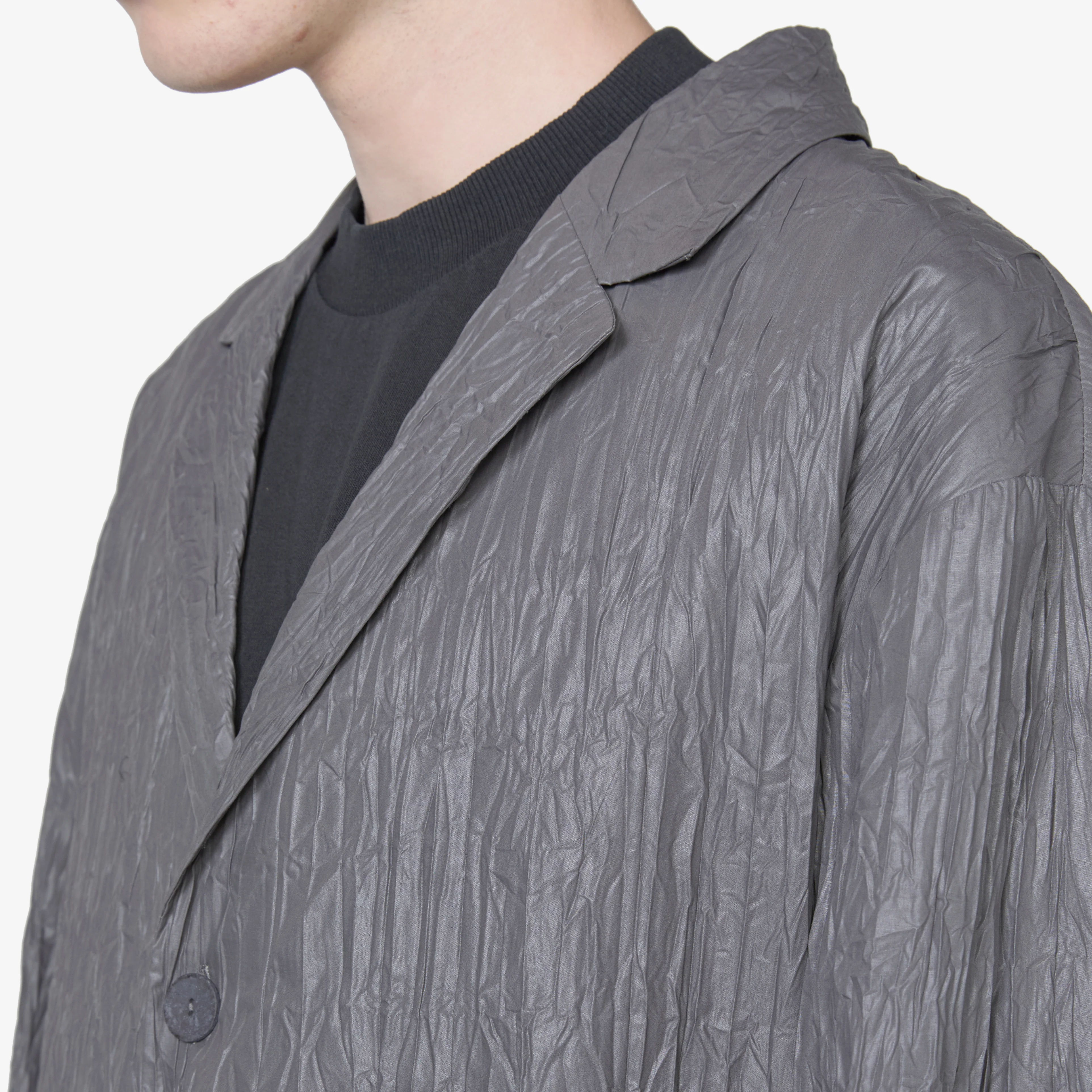 Crinkle Blazer Graphite - Image 7