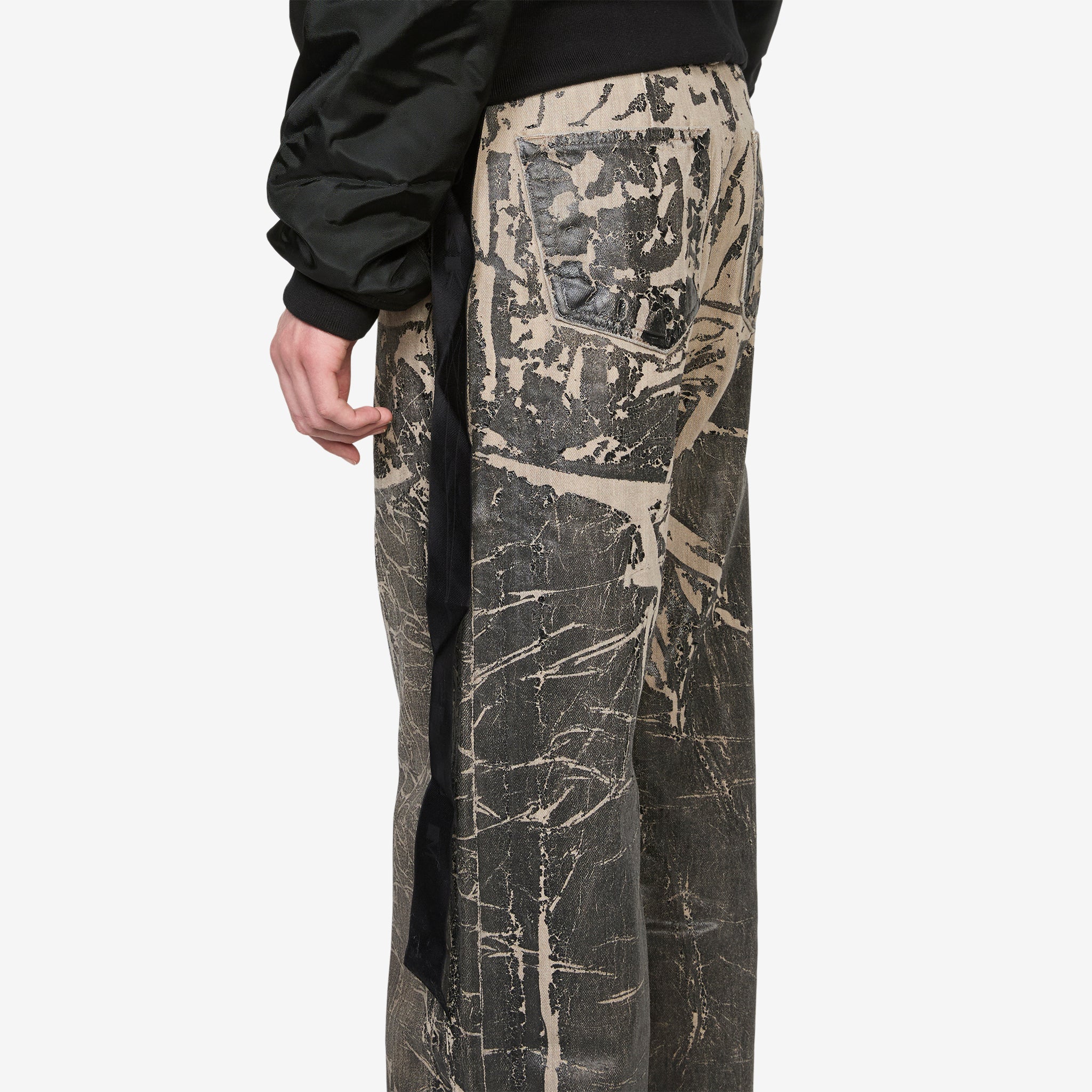 Cropped Alice Parka Black Nylon Canvas - Image 5
