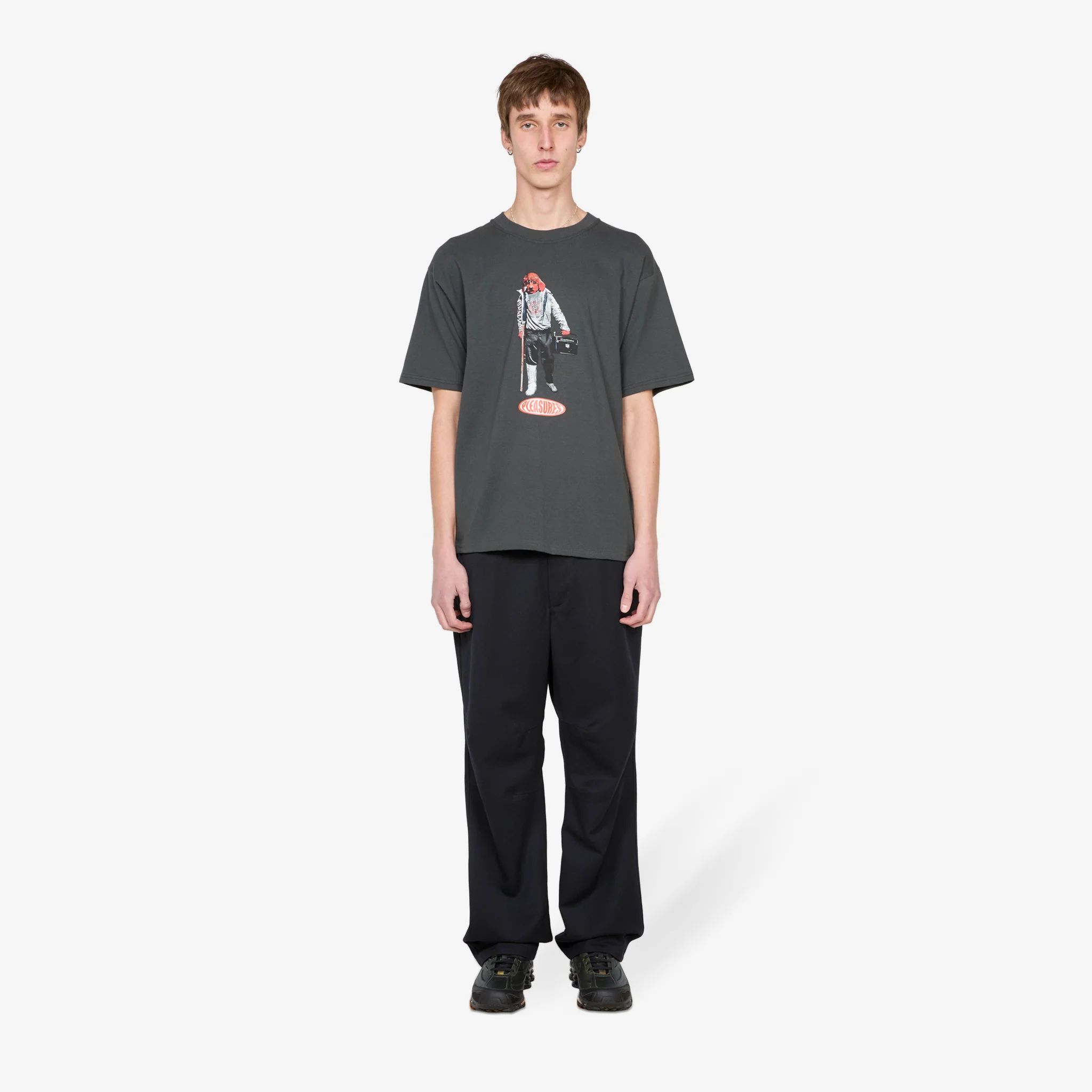 Daft Punk Da Funk T-Shirt Faded Black - Image 5