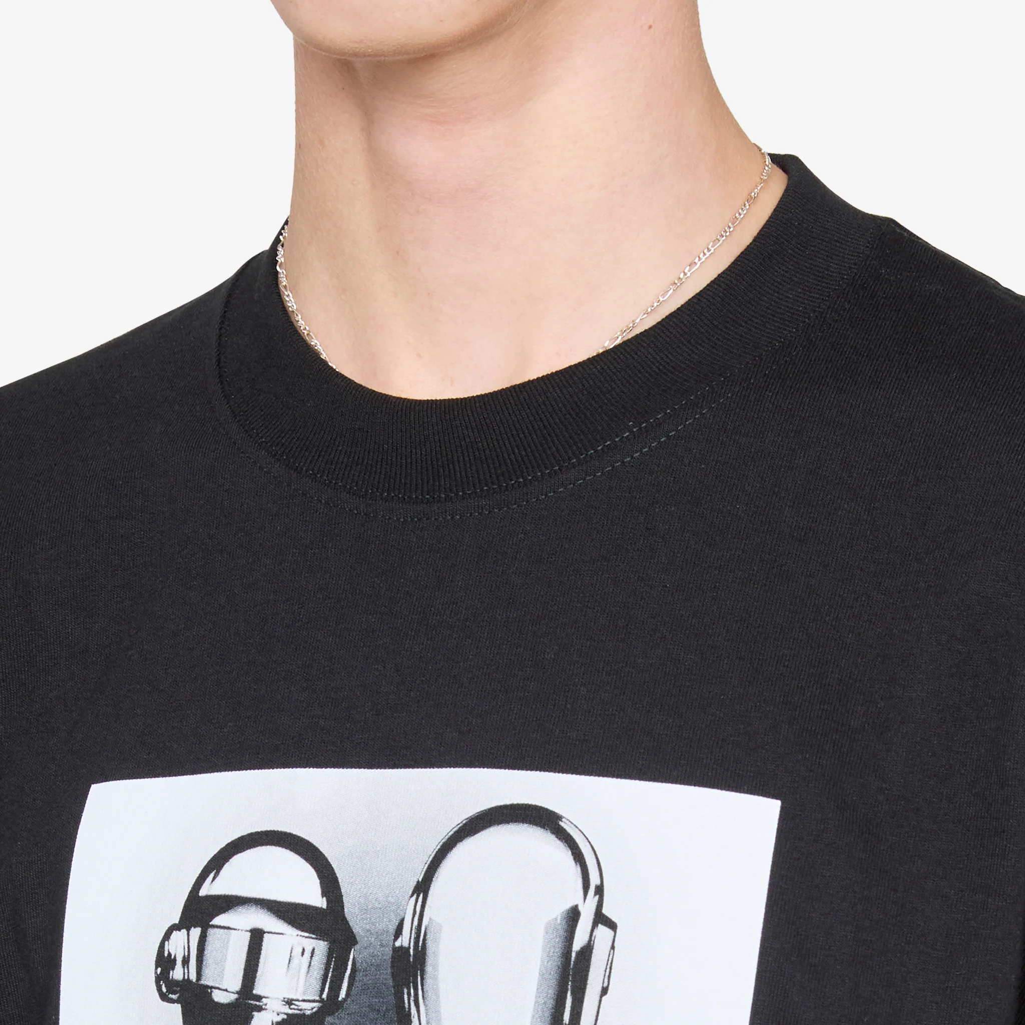 Daft Punk Inverted T-Shirt Black - Image 2