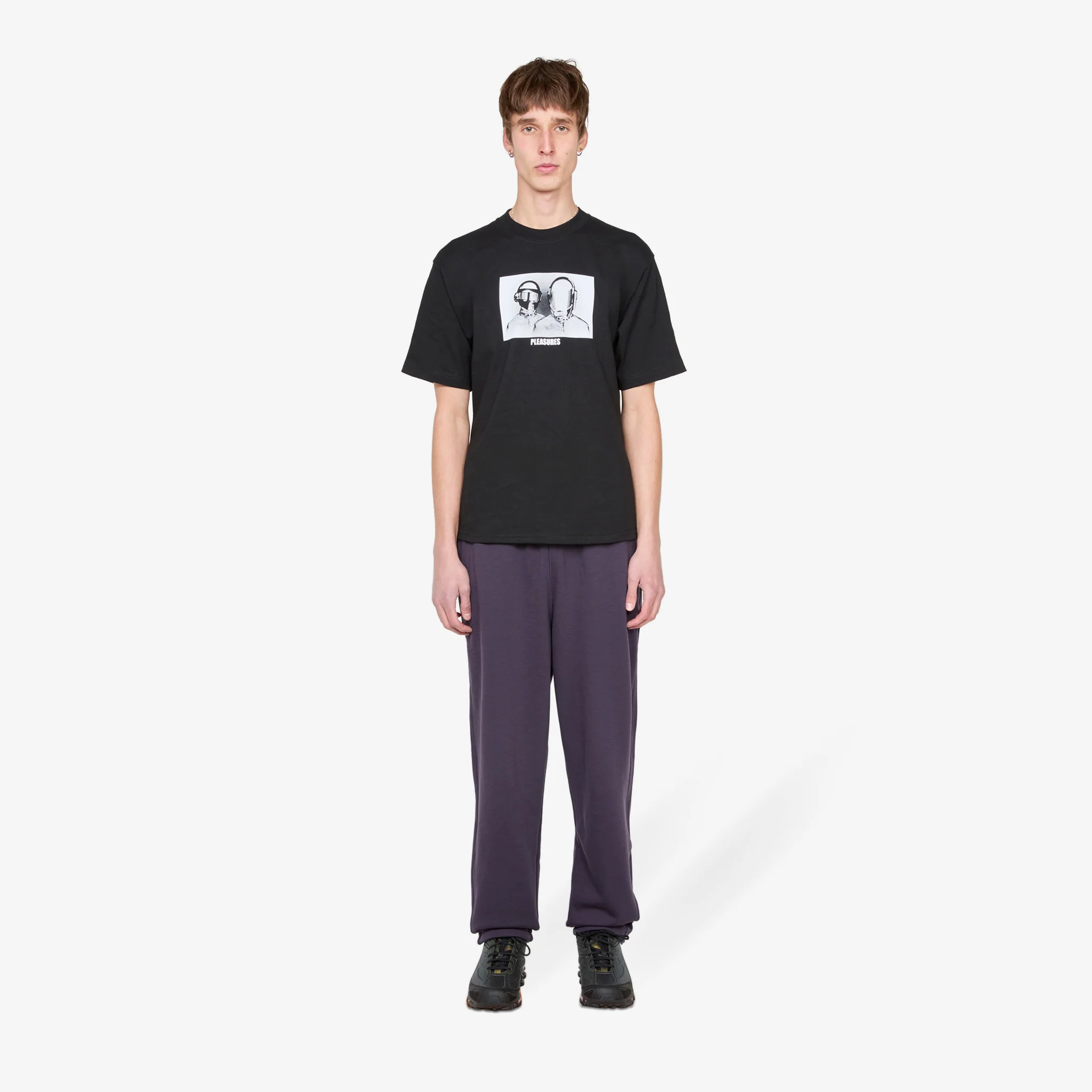 Daft Punk Inverted T-Shirt Black - Image 3