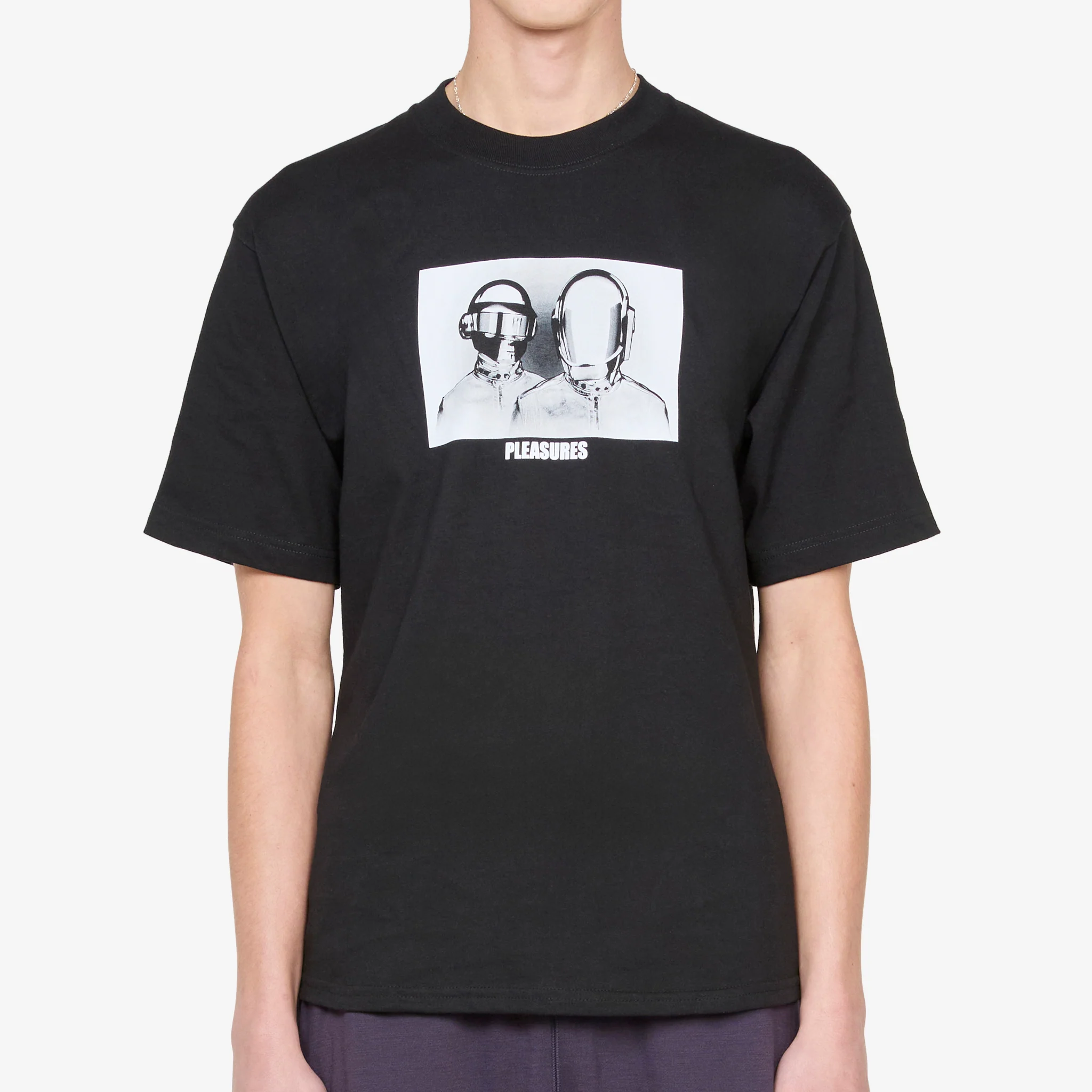 Daft Punk Inverted T-Shirt Black - Image 4