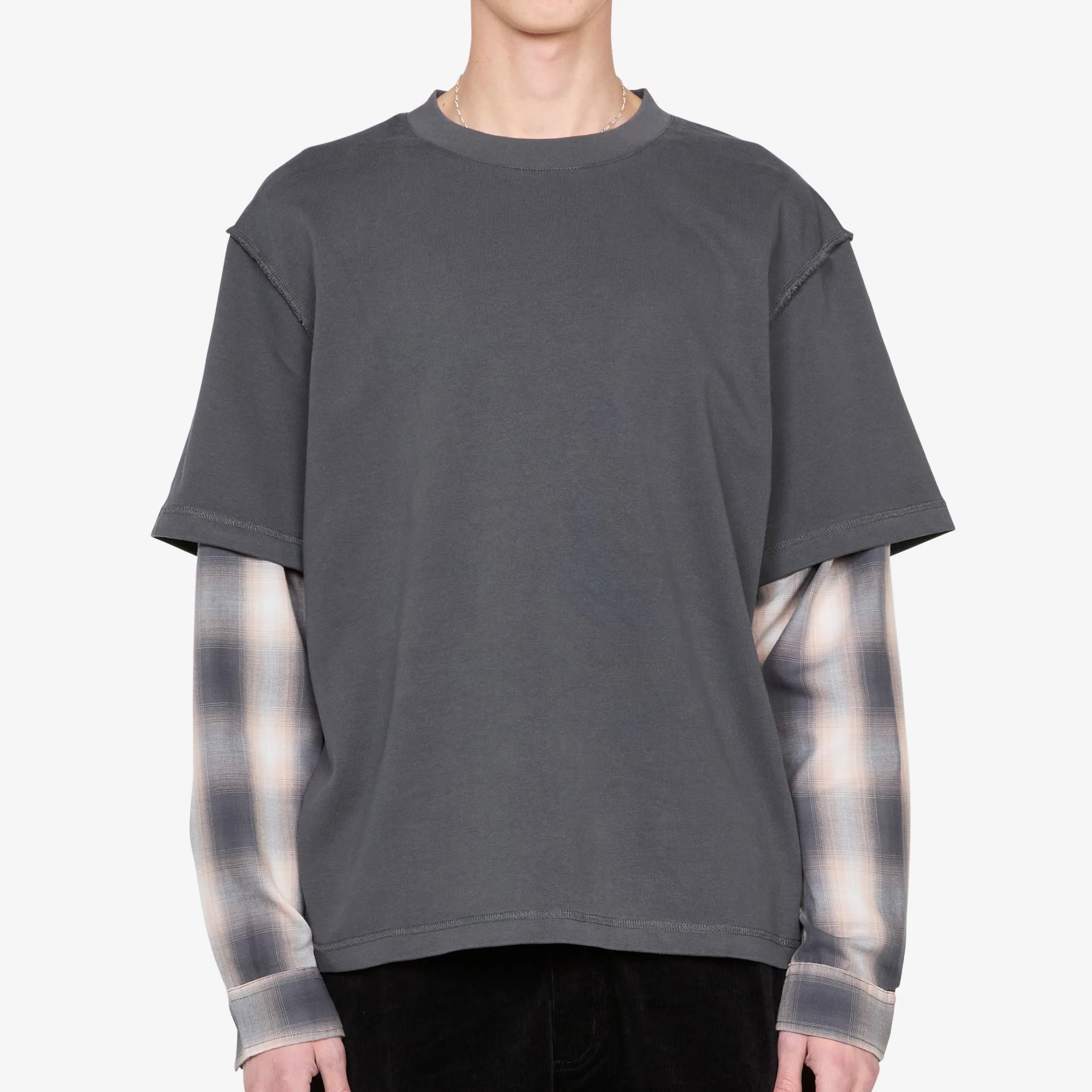 Dead End Shirt Charcoal | Check - Image 6
