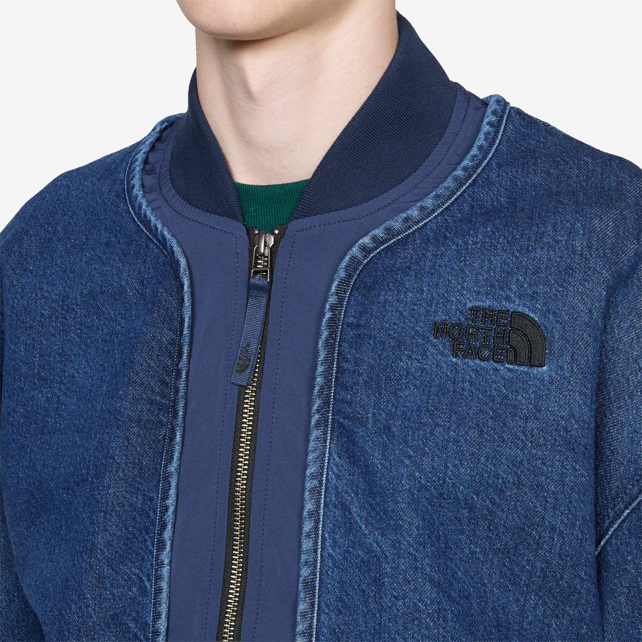 Denim Hybrid Jacket Estate Blue - Image 2