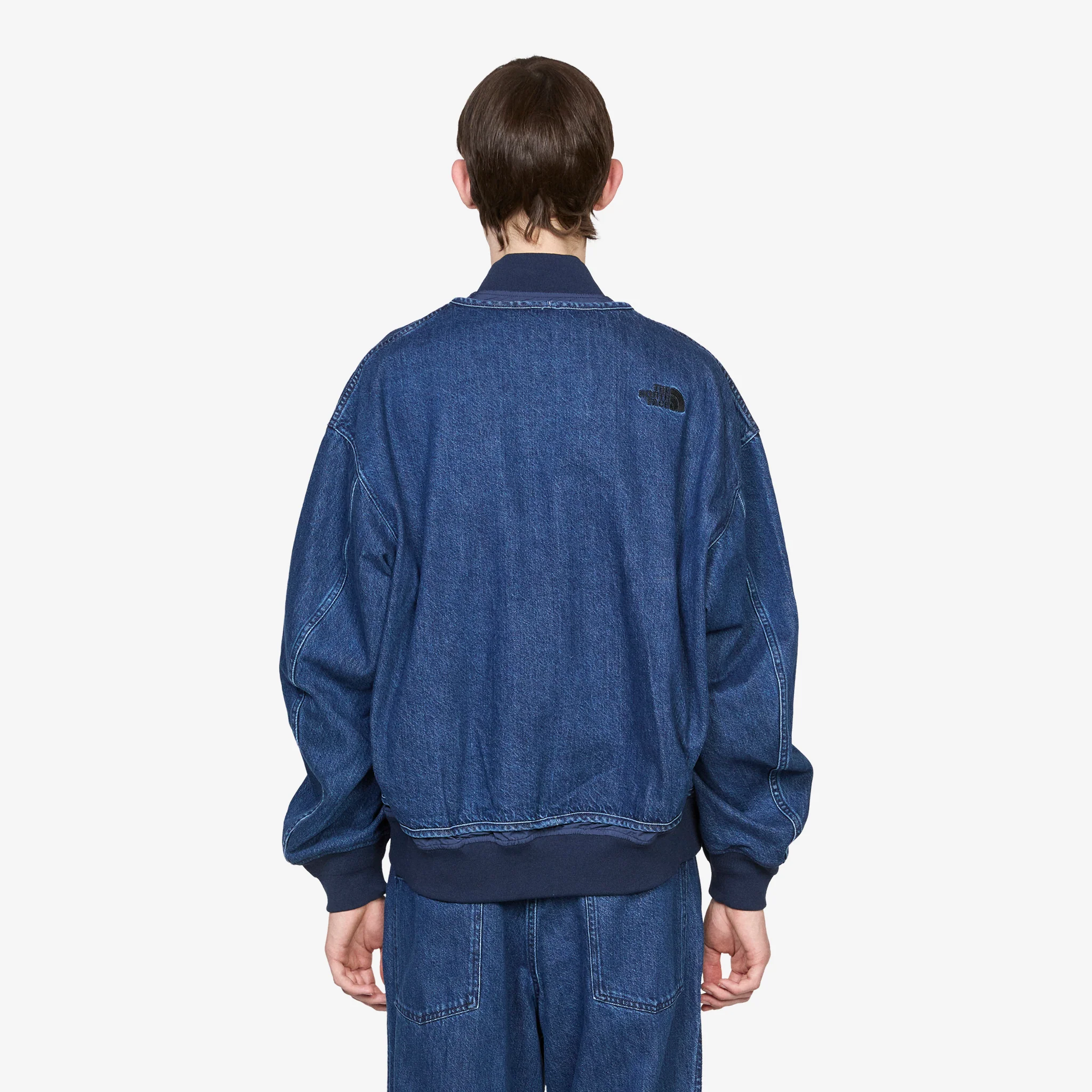 Denim Hybrid Jacket Estate Blue - Image 3
