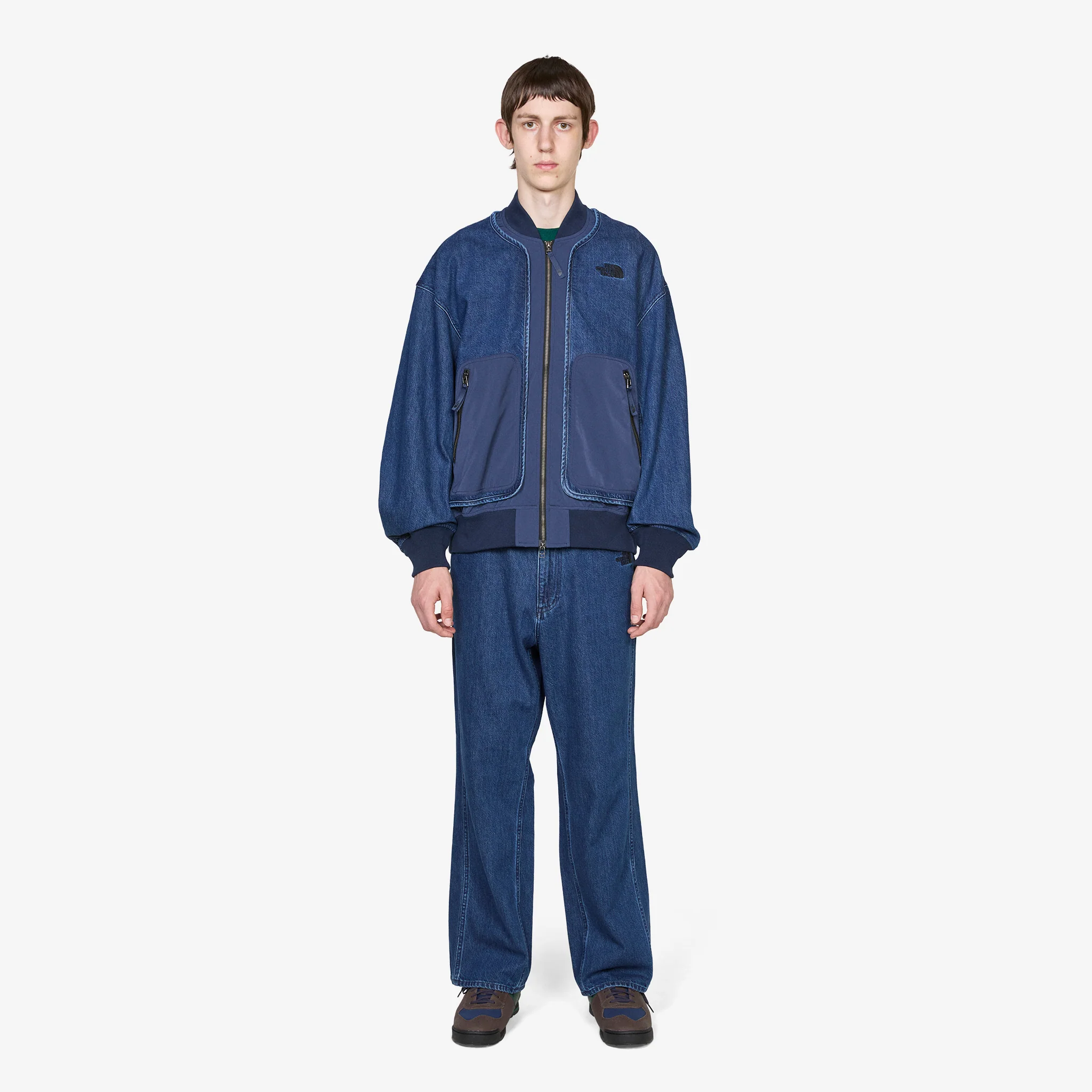 Denim Hybrid Jacket Estate Blue - Image 5