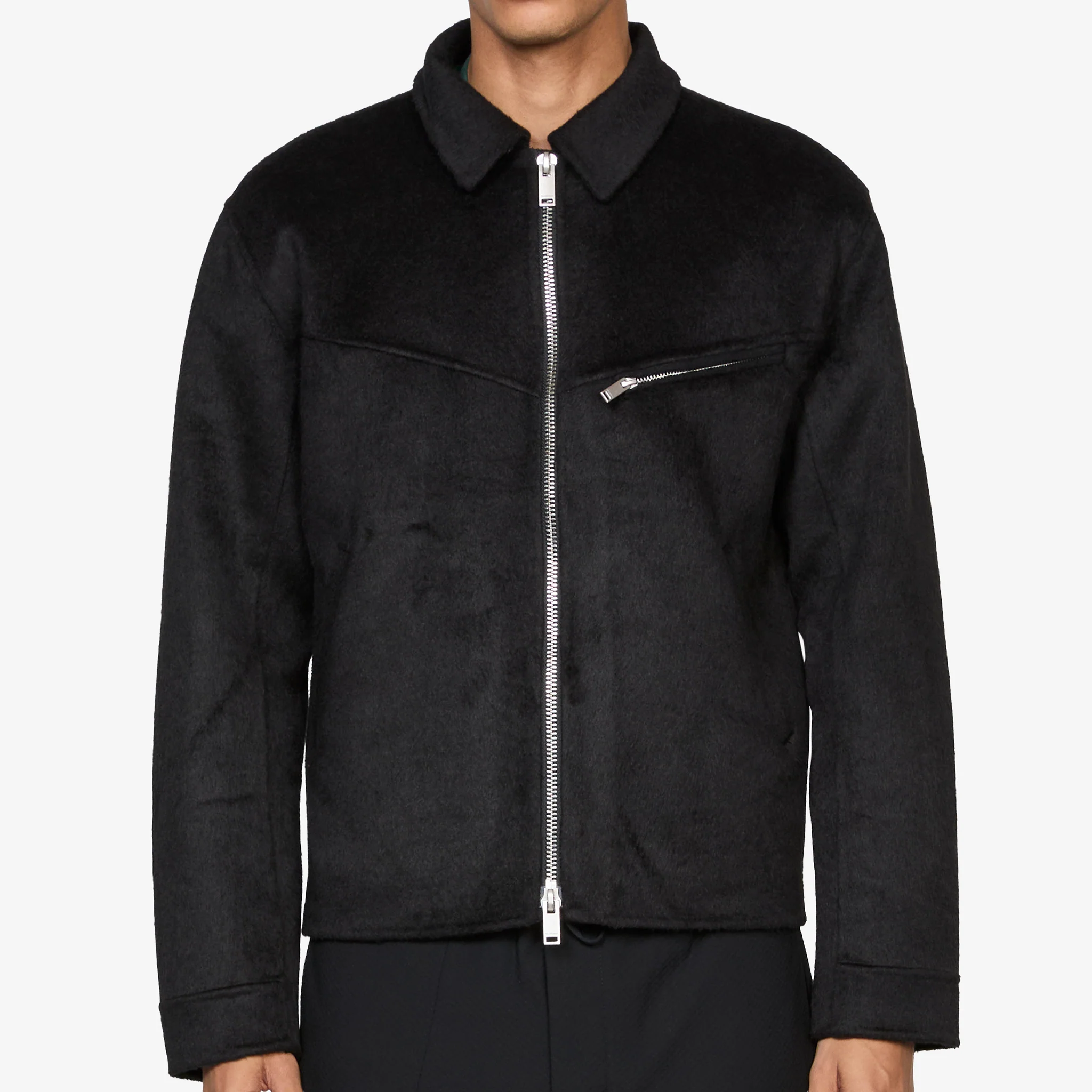 Diamond Boxy Jacket Black - Image 5