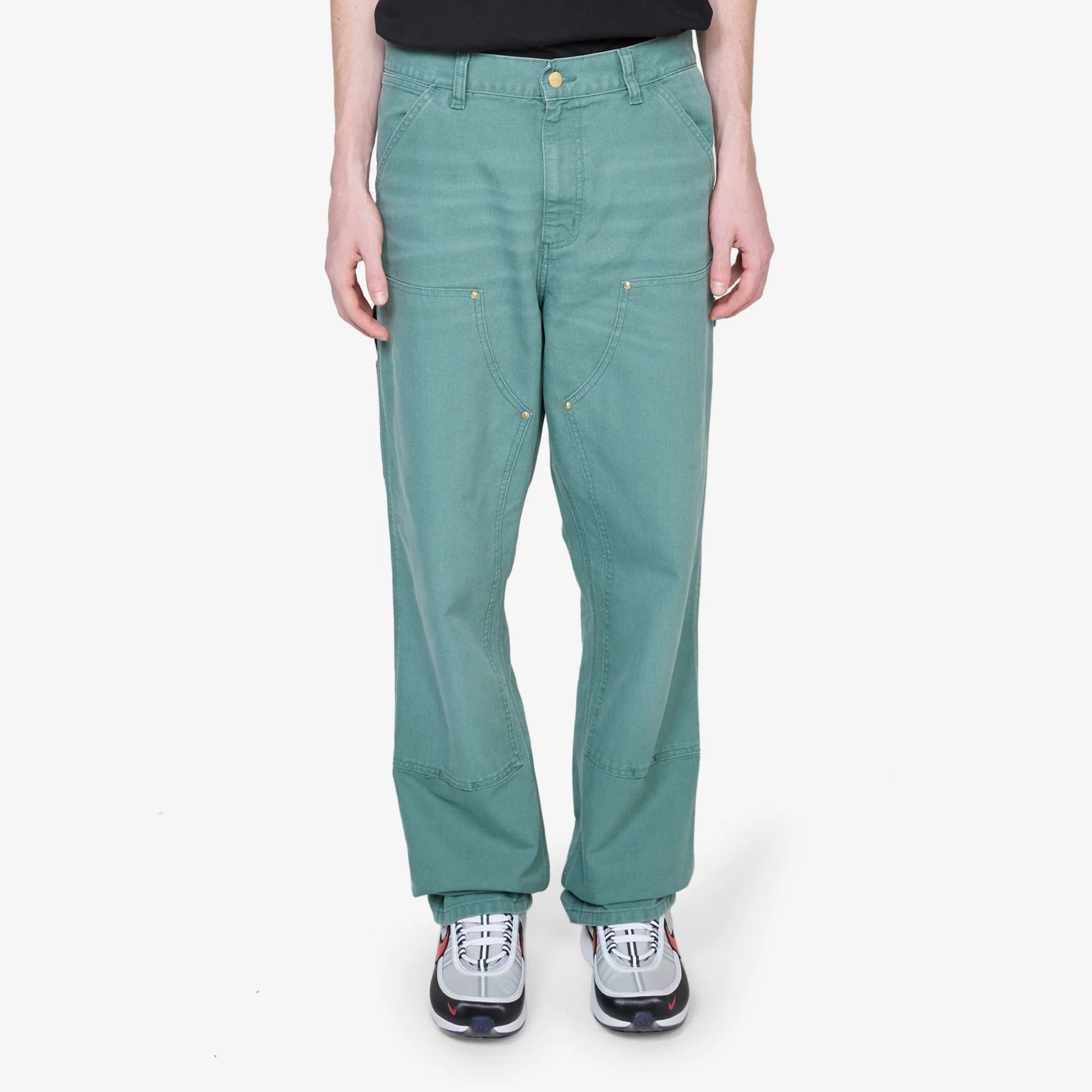 Double Knee Pant Silver Pine